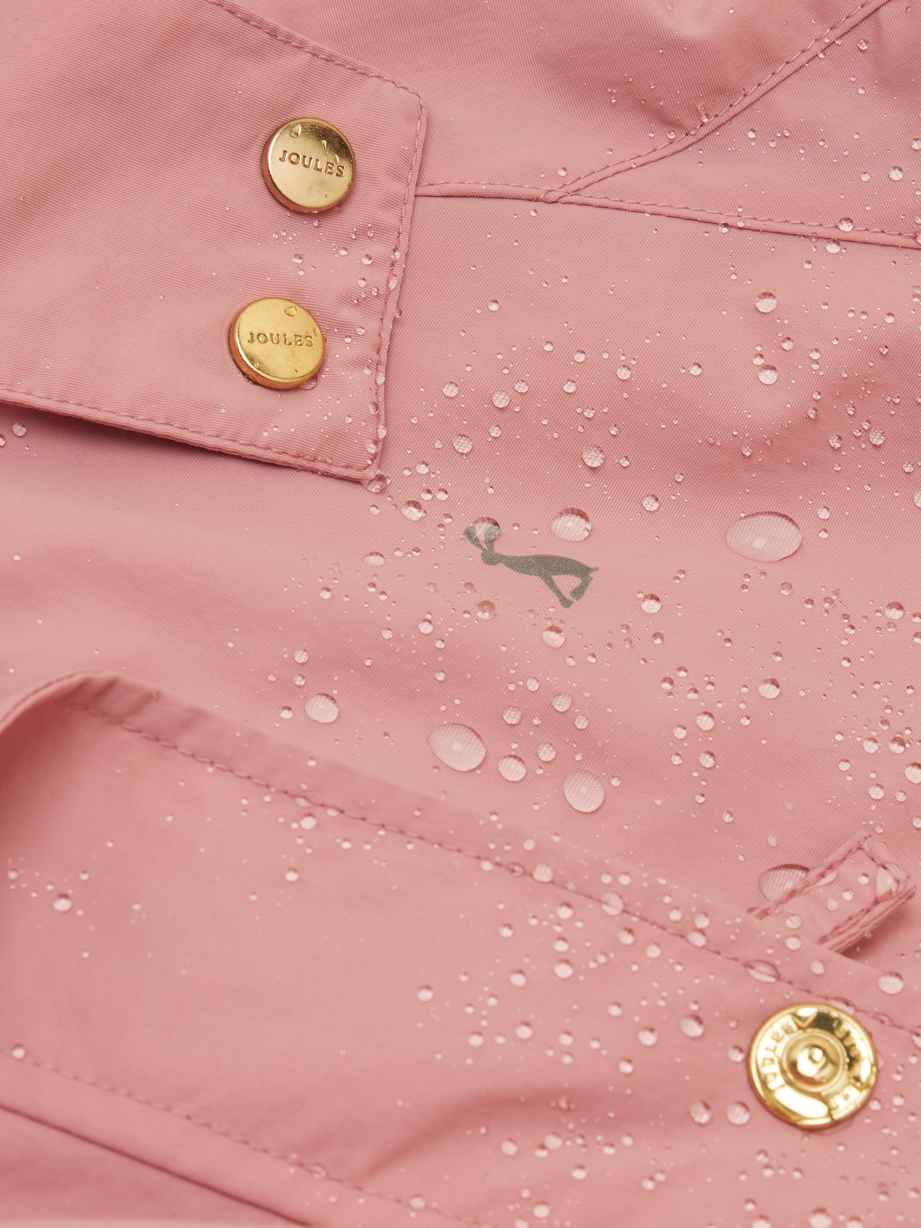 Girls' Meadow Pink Longline Showerproof Coat - Image 6 of 6 Girls' Meadow Pink Longline Showerproof Coat - Image 6 of 6