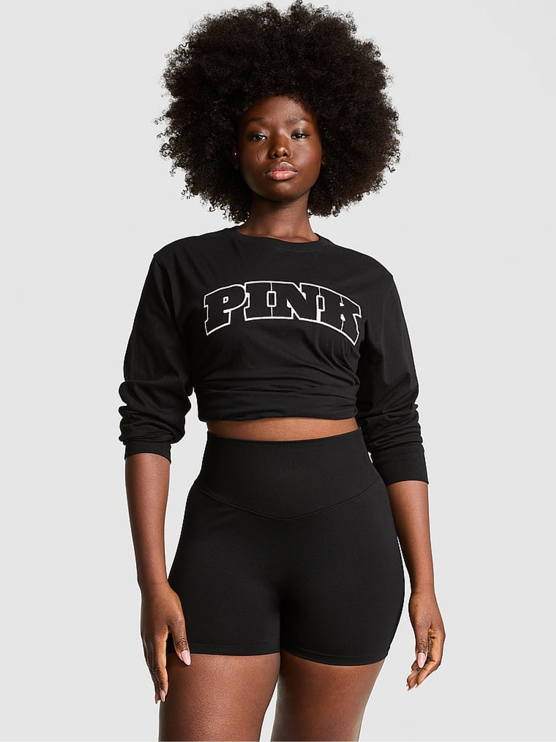 Black Seamless Shorts - Image 1 of 2