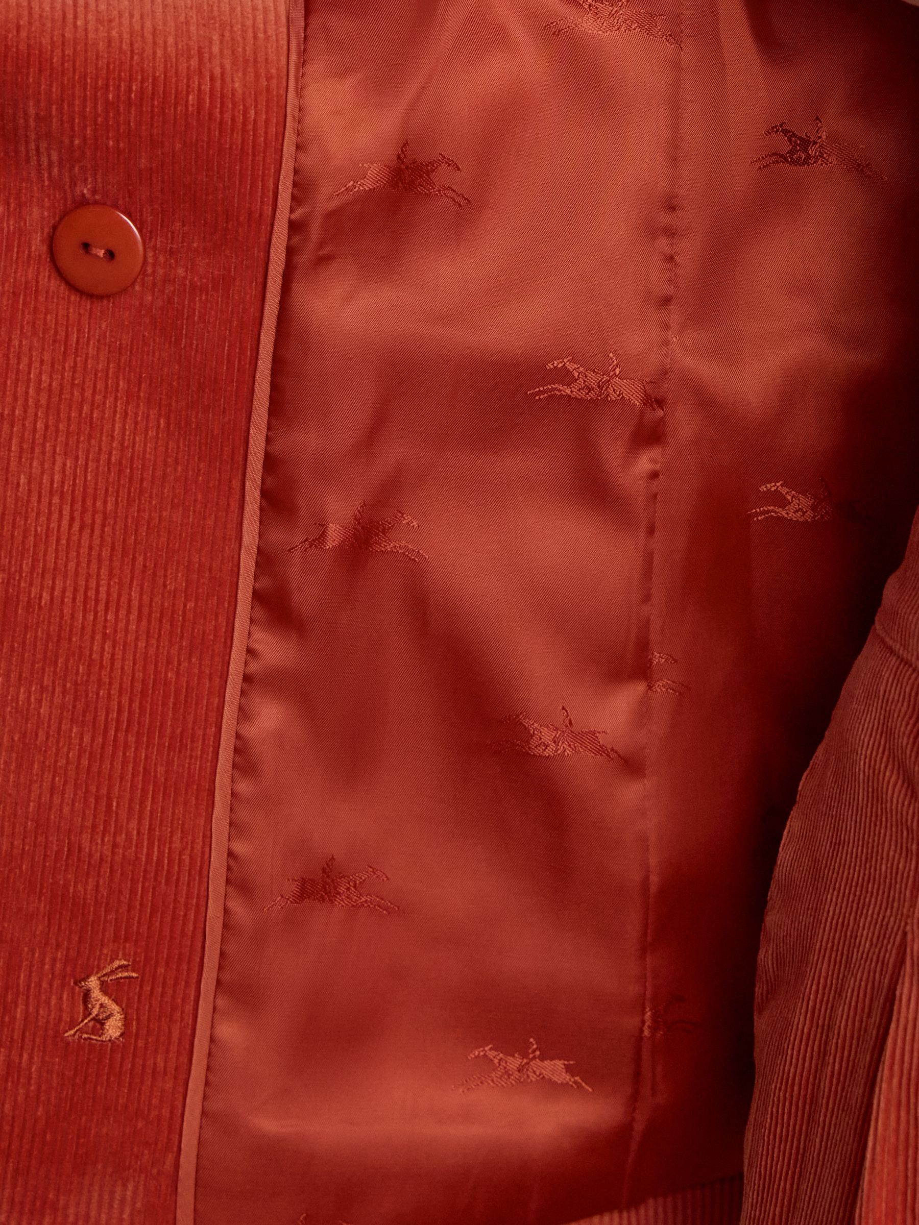 Fernhill Burnt Orange Corduroy Double Breasted Blazer - Image 11 of 14