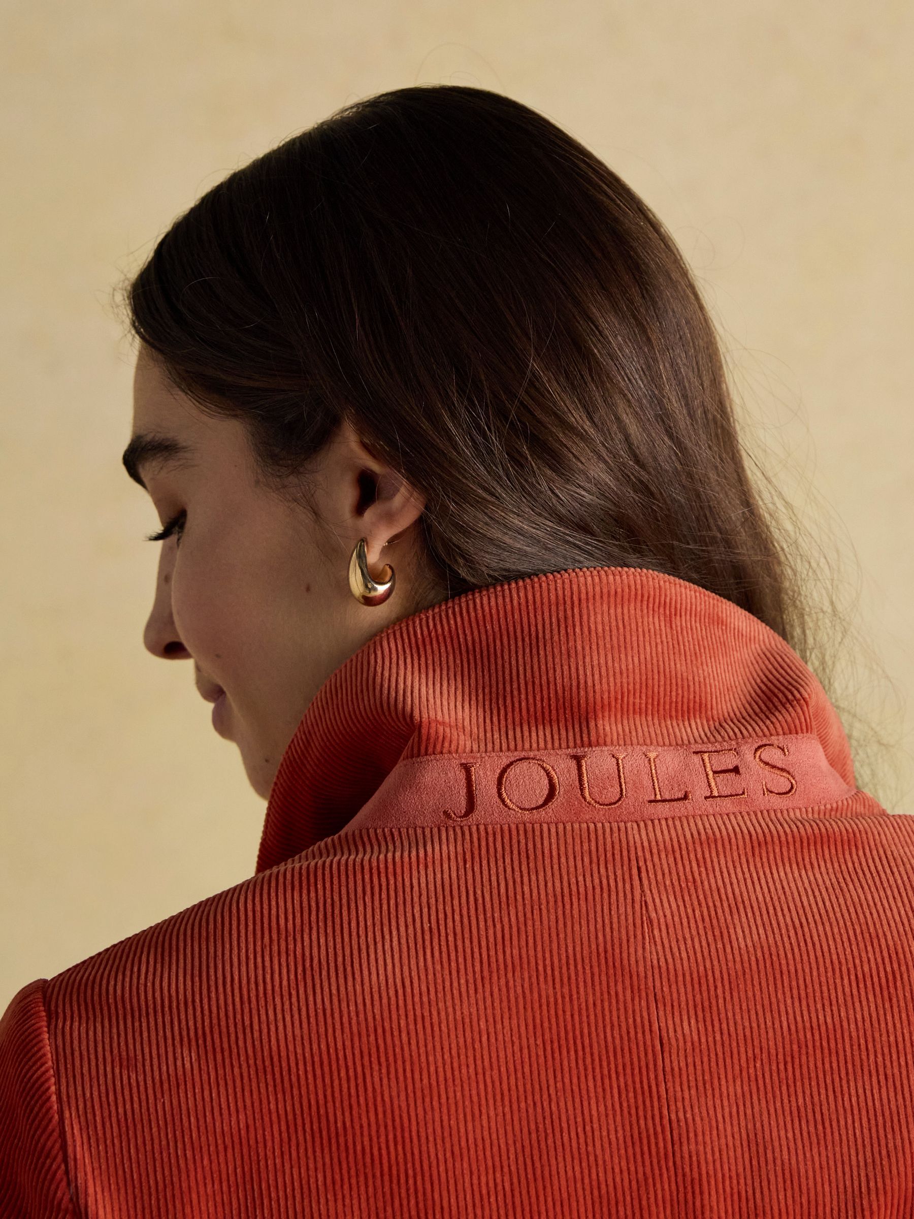 Fernhill Burnt Orange Corduroy Double Breasted Blazer - Image 5 of 14