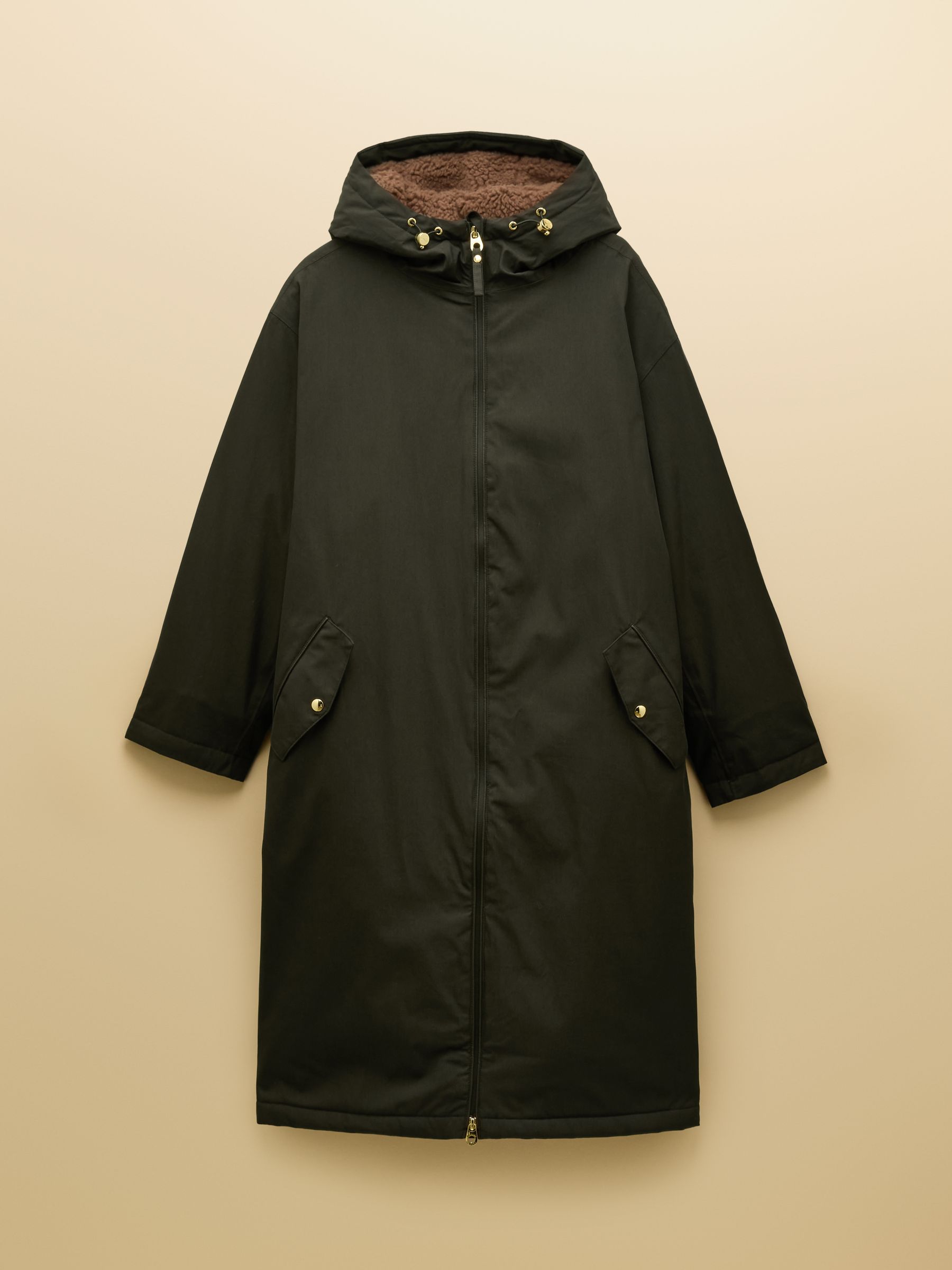 Coverall Green Oversized Fleece Lined Waterproof Coat - Image 13 of 13