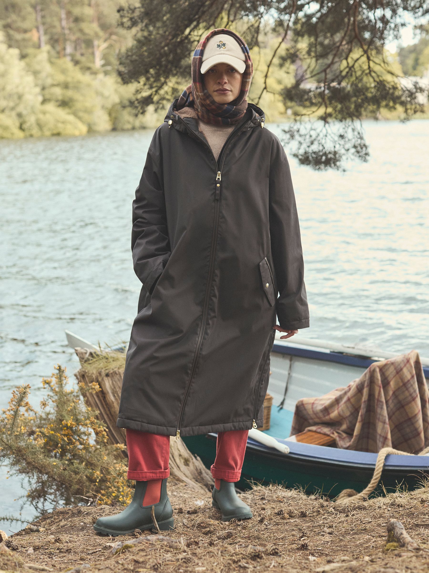 Coverall Brown Oversized Fleece Lined Waterproof Coat - Image 1 of 17 Coverall Brown Oversized Fleece Lined Waterproof Coat - Image 1 of 17