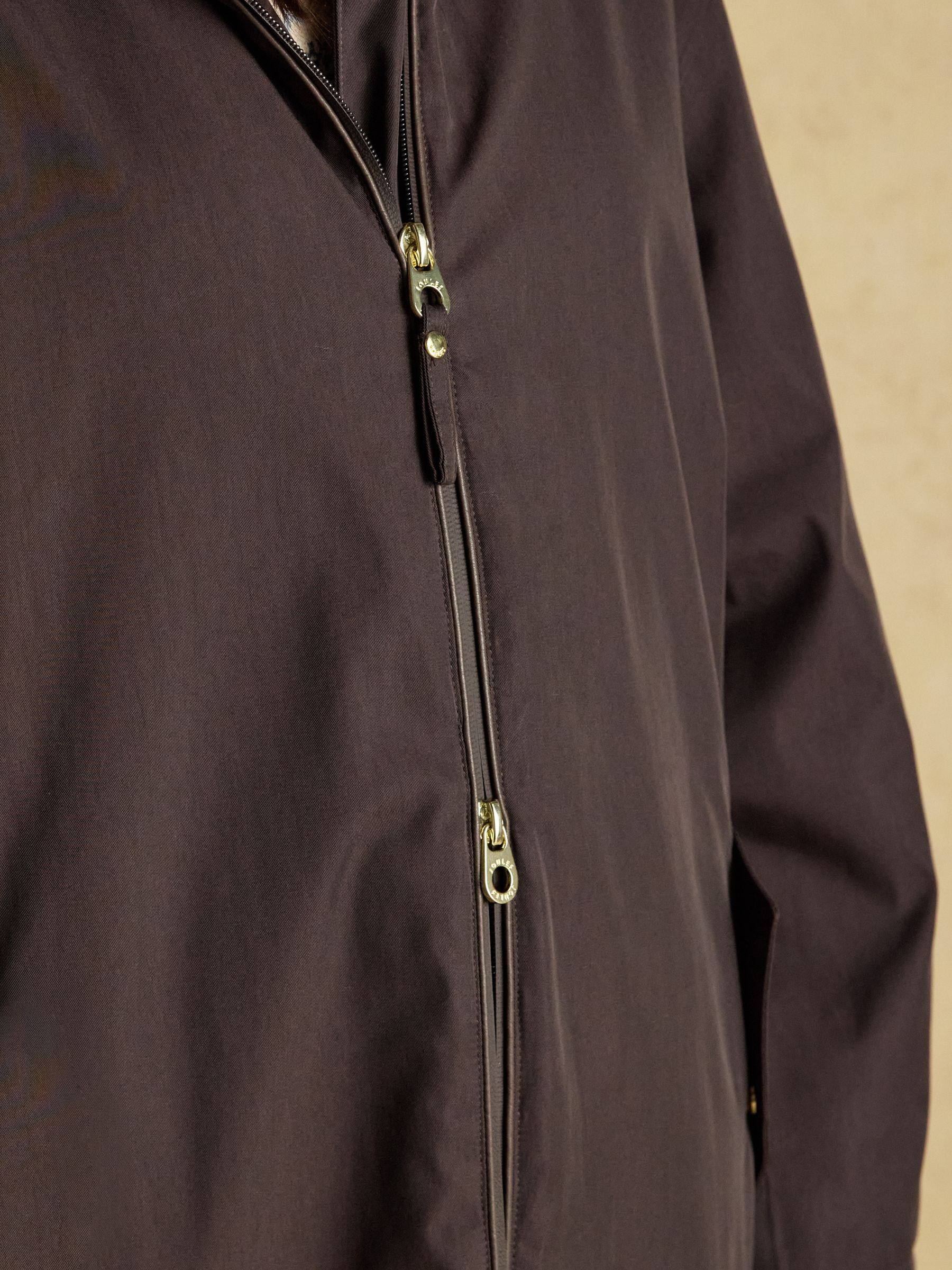 Coverall Brown Oversized Fleece Lined Waterproof Coat - Image 14 of 17