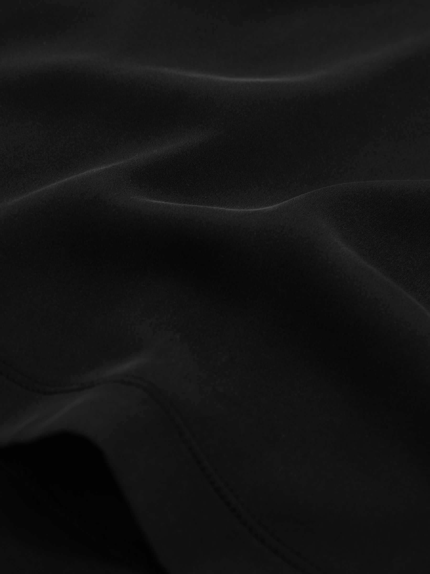 Silk-Front Cami Top in Black - Image 6 of 6