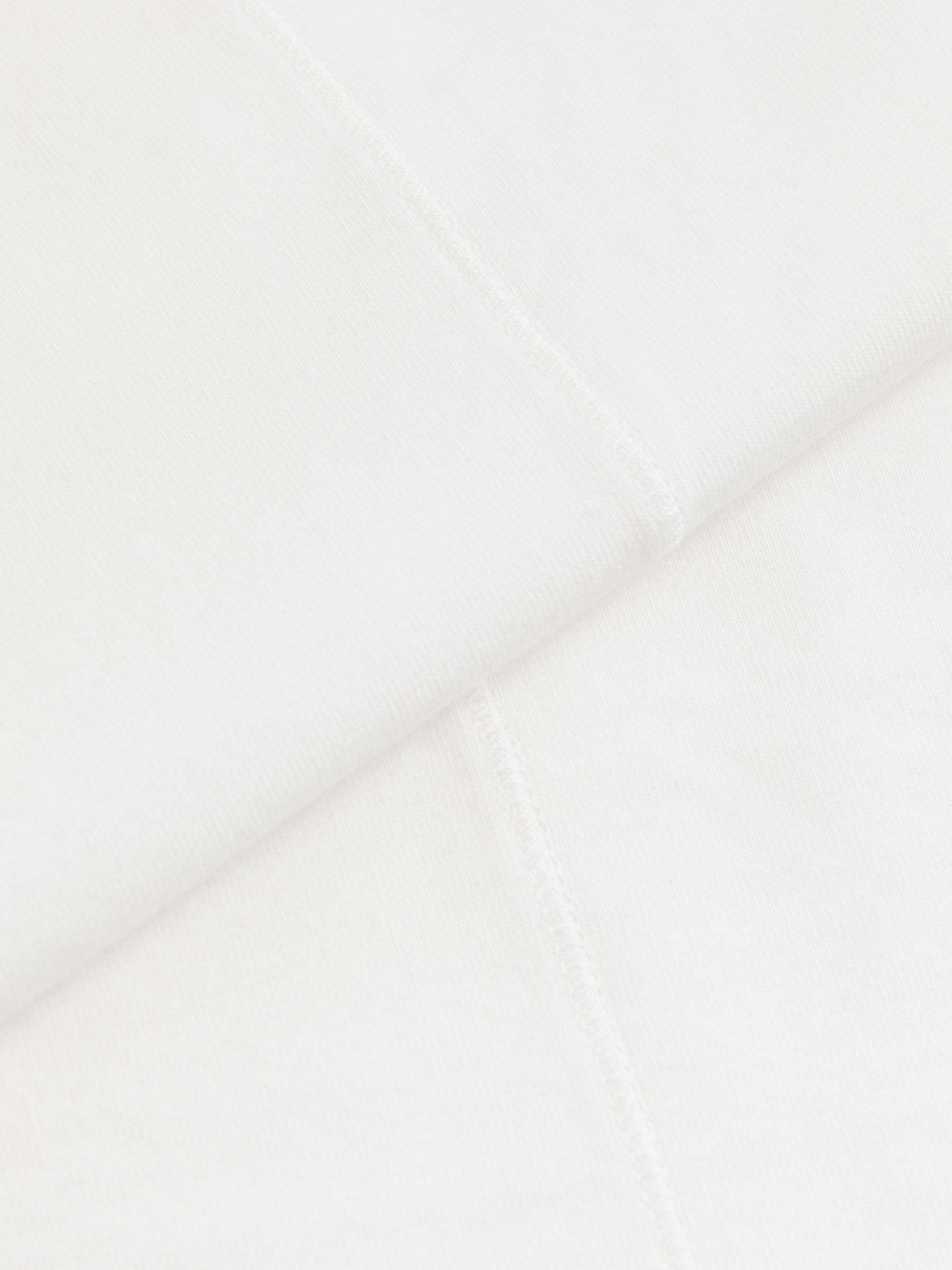 Stretch-Cotton Crew-Neck T-Shirt in White - Image 6 of 6
