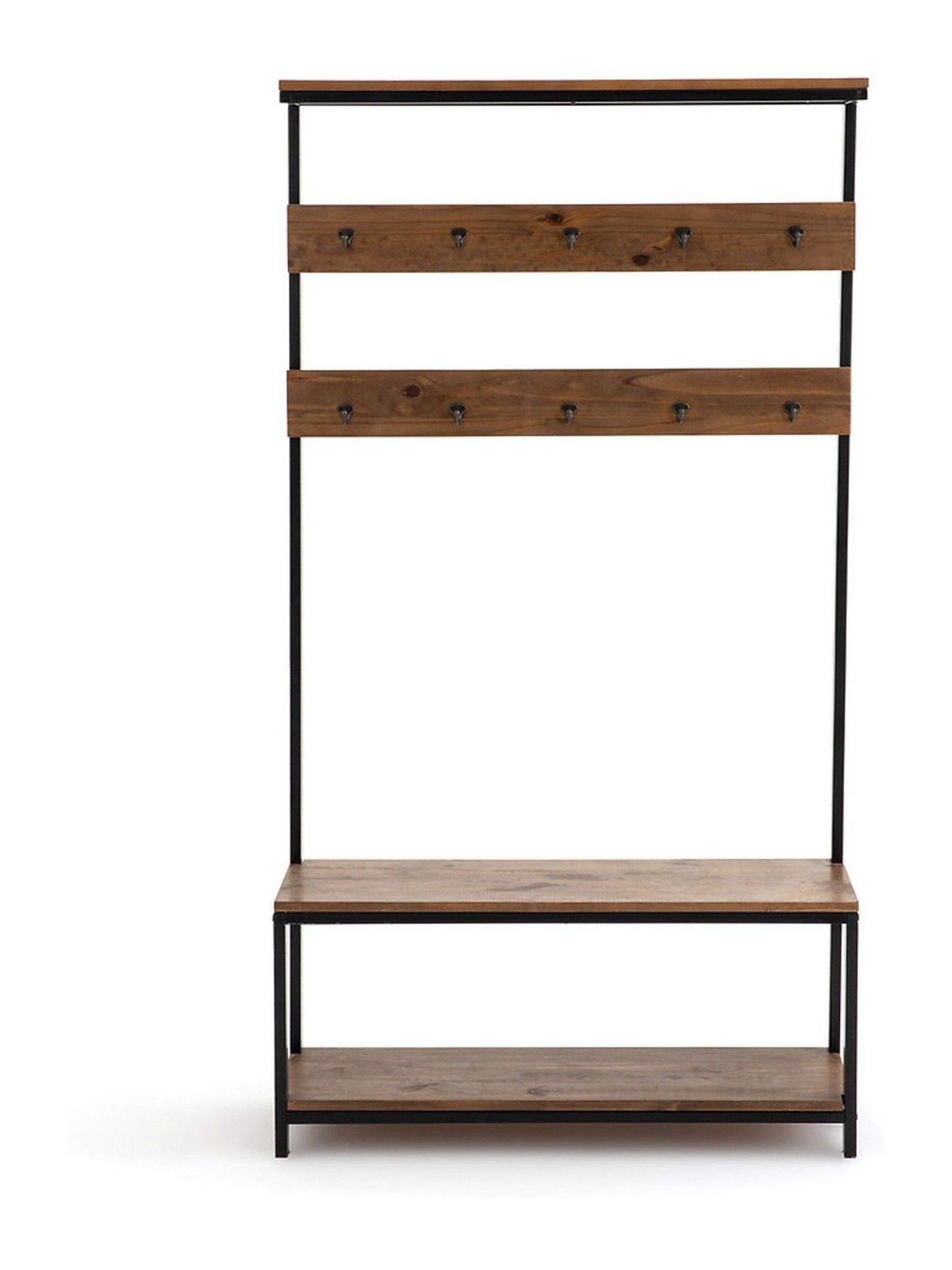 La Redoute Intérieurs Wood Metal Hiba Industrial Wood and Metal Hall Stand - Image 2 of 4 La Redoute Intérieurs Wood Metal Hiba Industrial Wood and Metal Hall Stand - Image 2 of 4