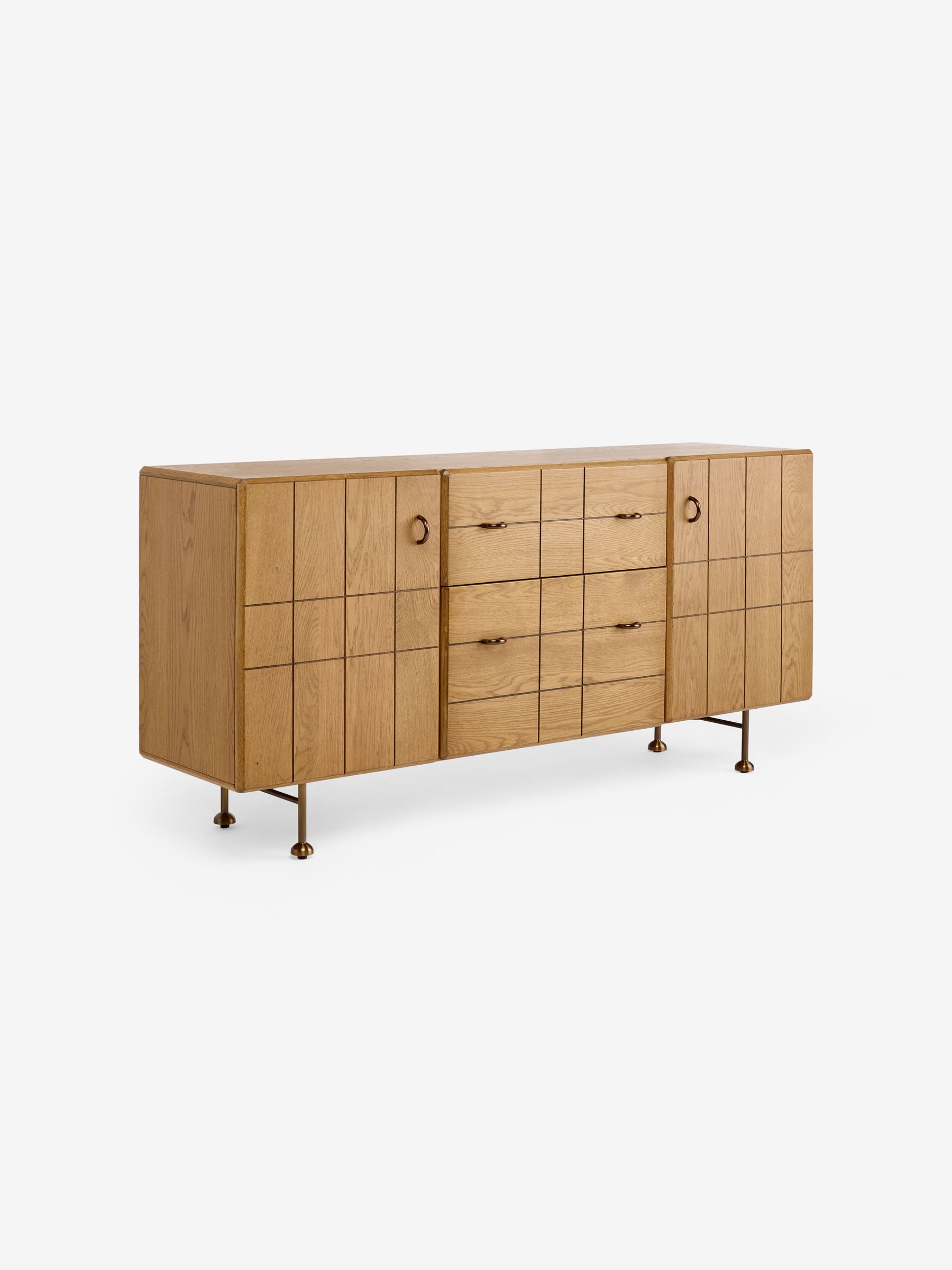 Corin Large Sideboard in Oak - Image 5 of 6