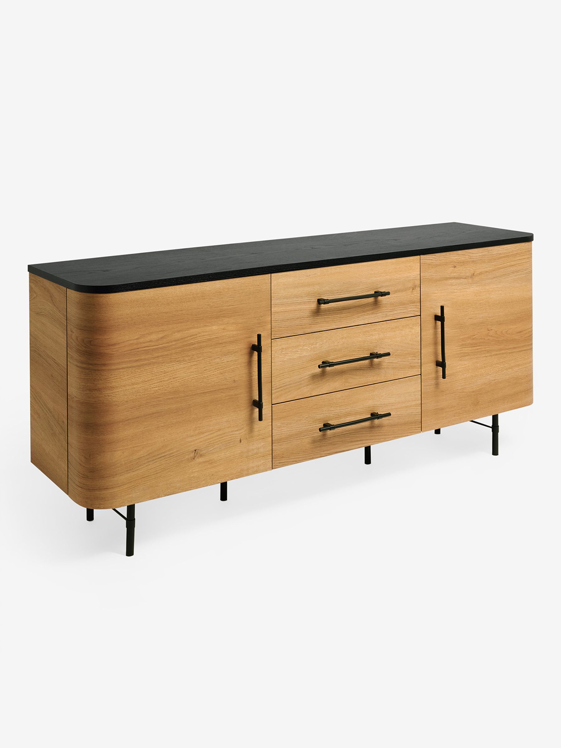 Zeke Large Sideboard in Oak Effect - Image 4 of 5