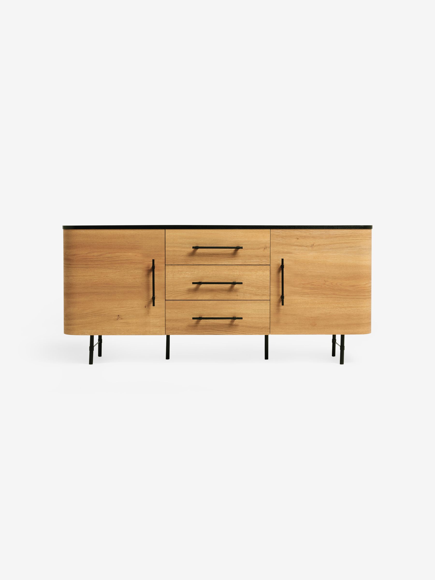 Zeke Large Sideboard in Oak Effect - Image 5 of 5 Zeke Large Sideboard in Oak Effect - Image 5 of 5