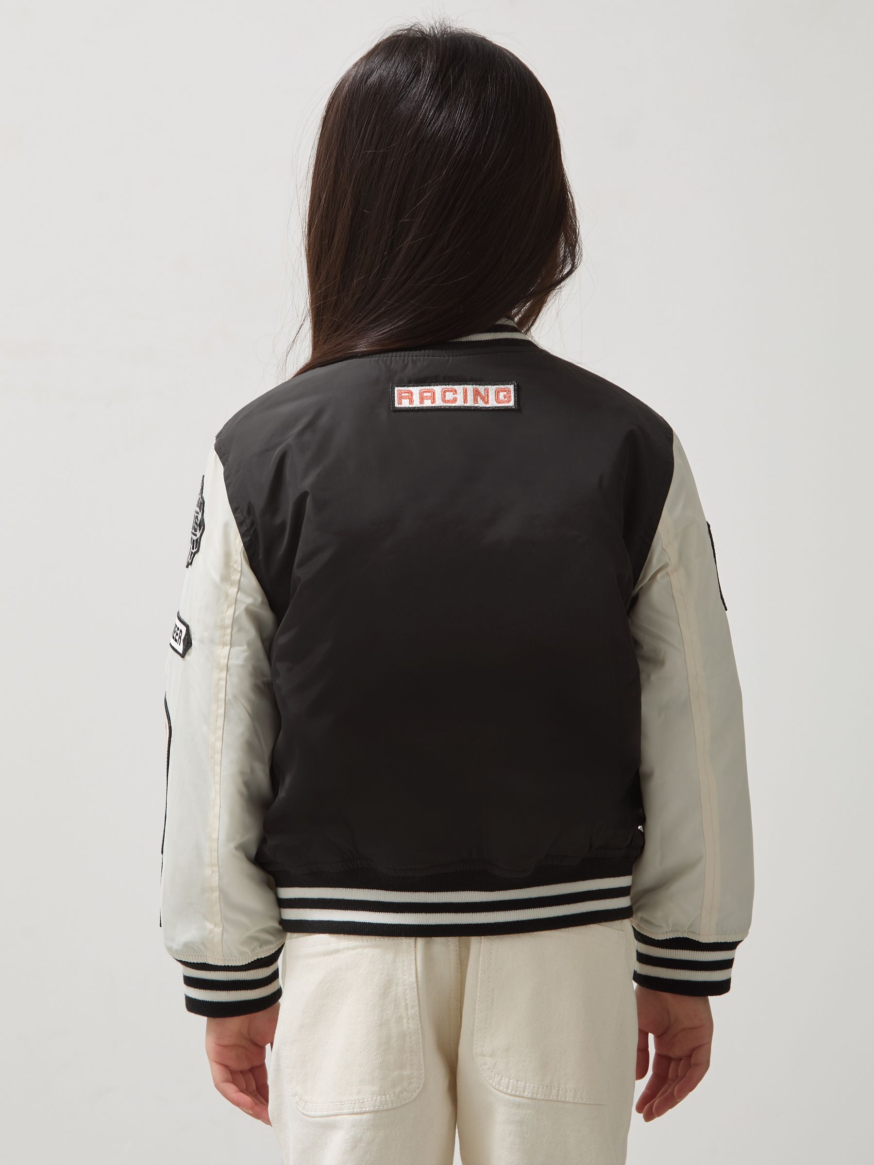 13-14 yrs McLaren F1 Team Bomber Jacket Unisex Fit in Black/Off White - Image 5 of 9