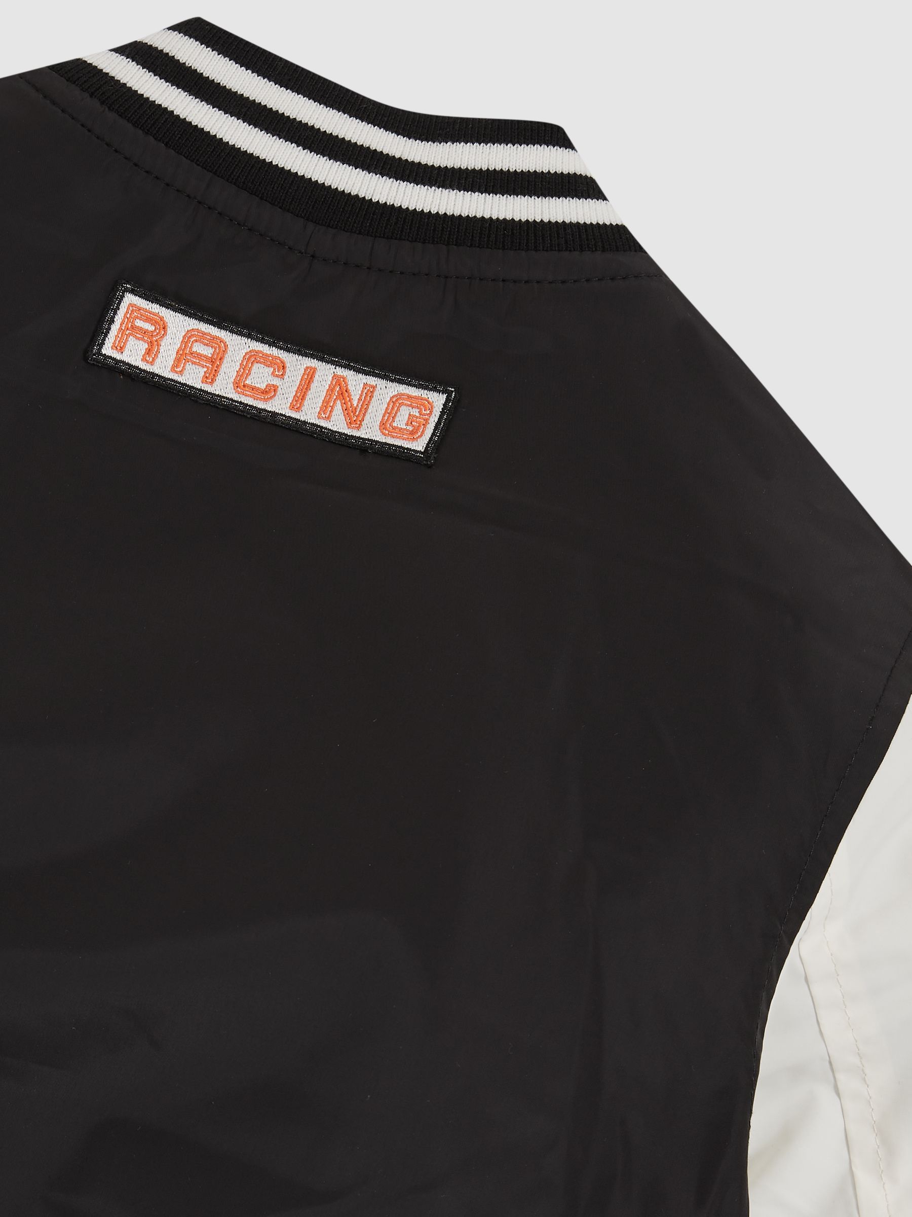 13-14 yrs McLaren F1 Team Bomber Jacket Unisex Fit in Black/Off White - Image 8 of 9