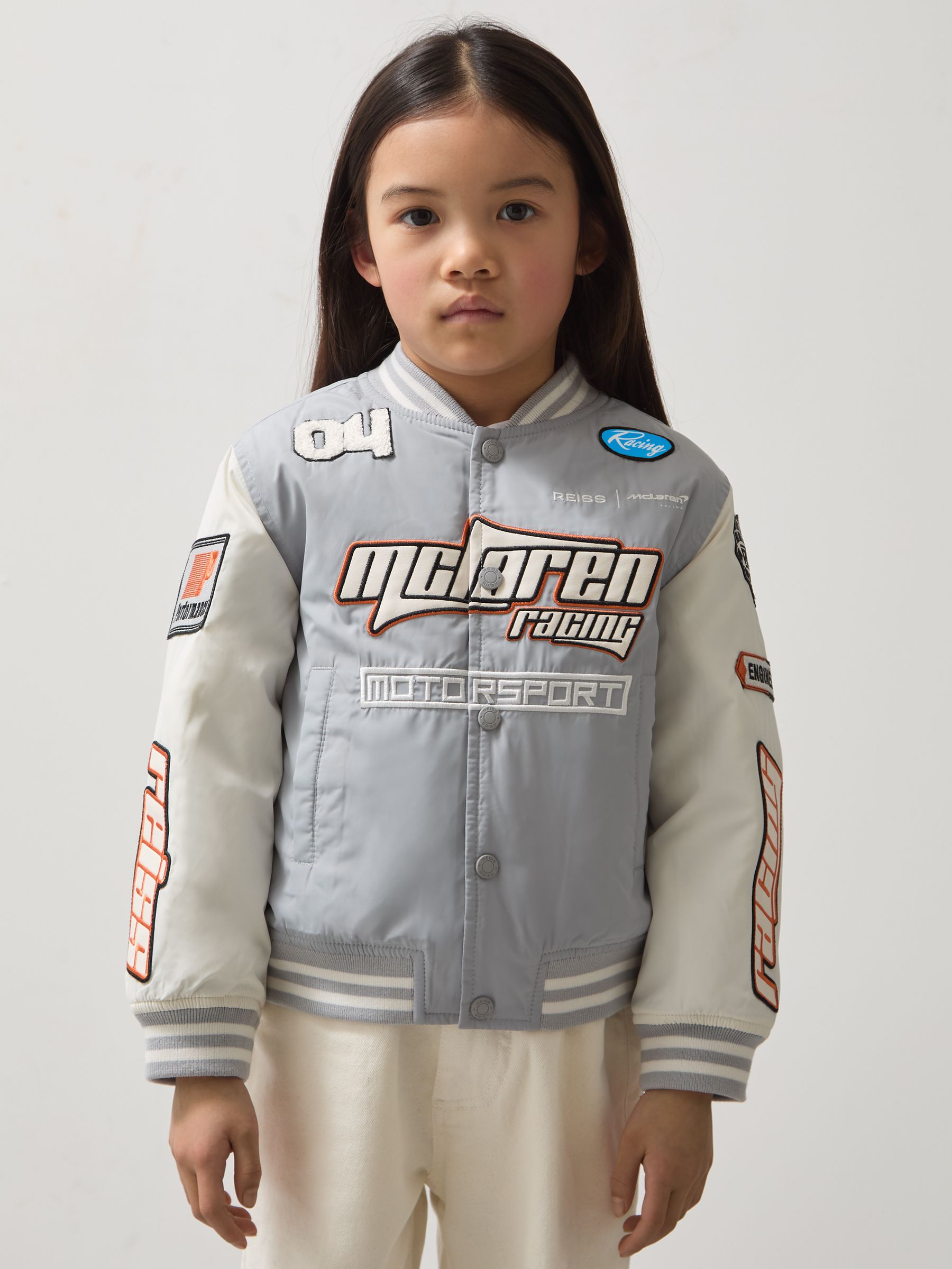 13-14 yrs McLaren F1 Team Bomber Jacket Unisex Fit in Blue Tones - Image 4 of 8