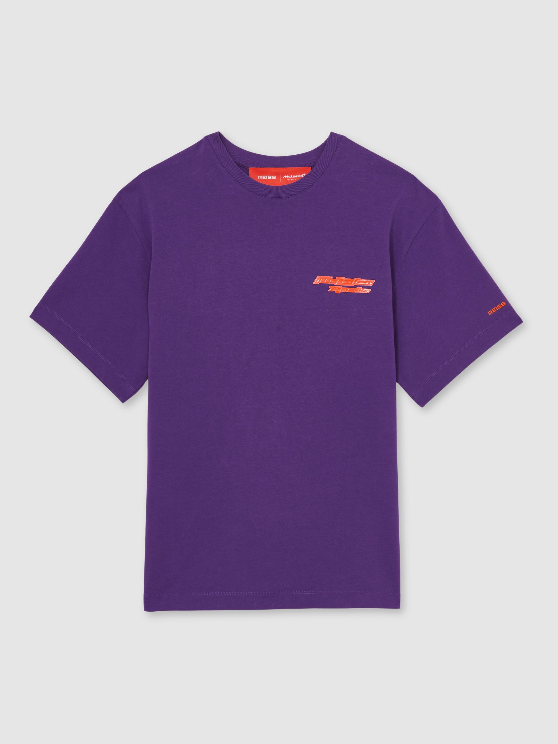 McLaren F1 Team Oversize Logo T-Shirt Unisex Fit in Purple - Image 2 of 9