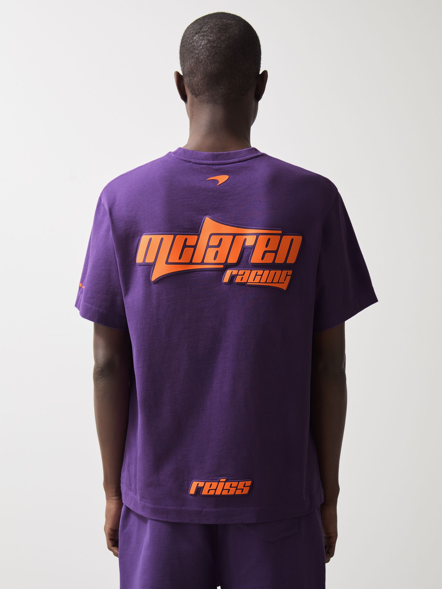 McLaren F1 Team Oversize Logo T-Shirt Unisex Fit in Purple - Image 4 of 9