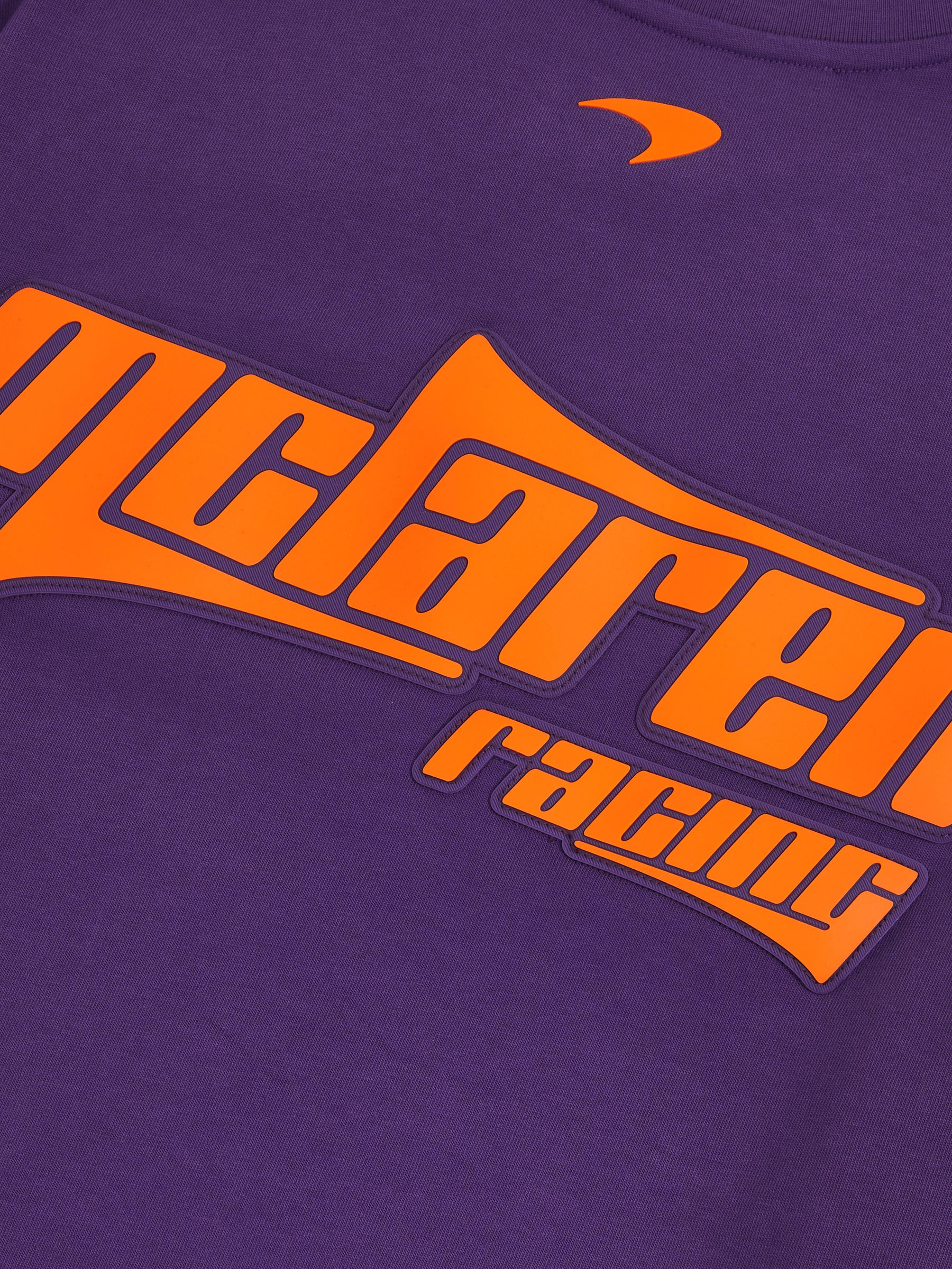 McLaren F1 Team Oversize Logo T-Shirt Unisex Fit in Purple - Image 7 of 9