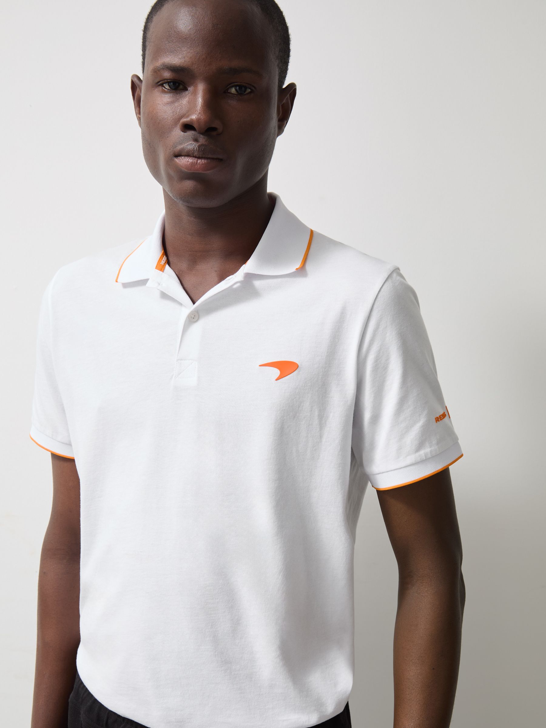 McLaren F1 Team Cotton Polo Shirt in White - Image 1 of 9