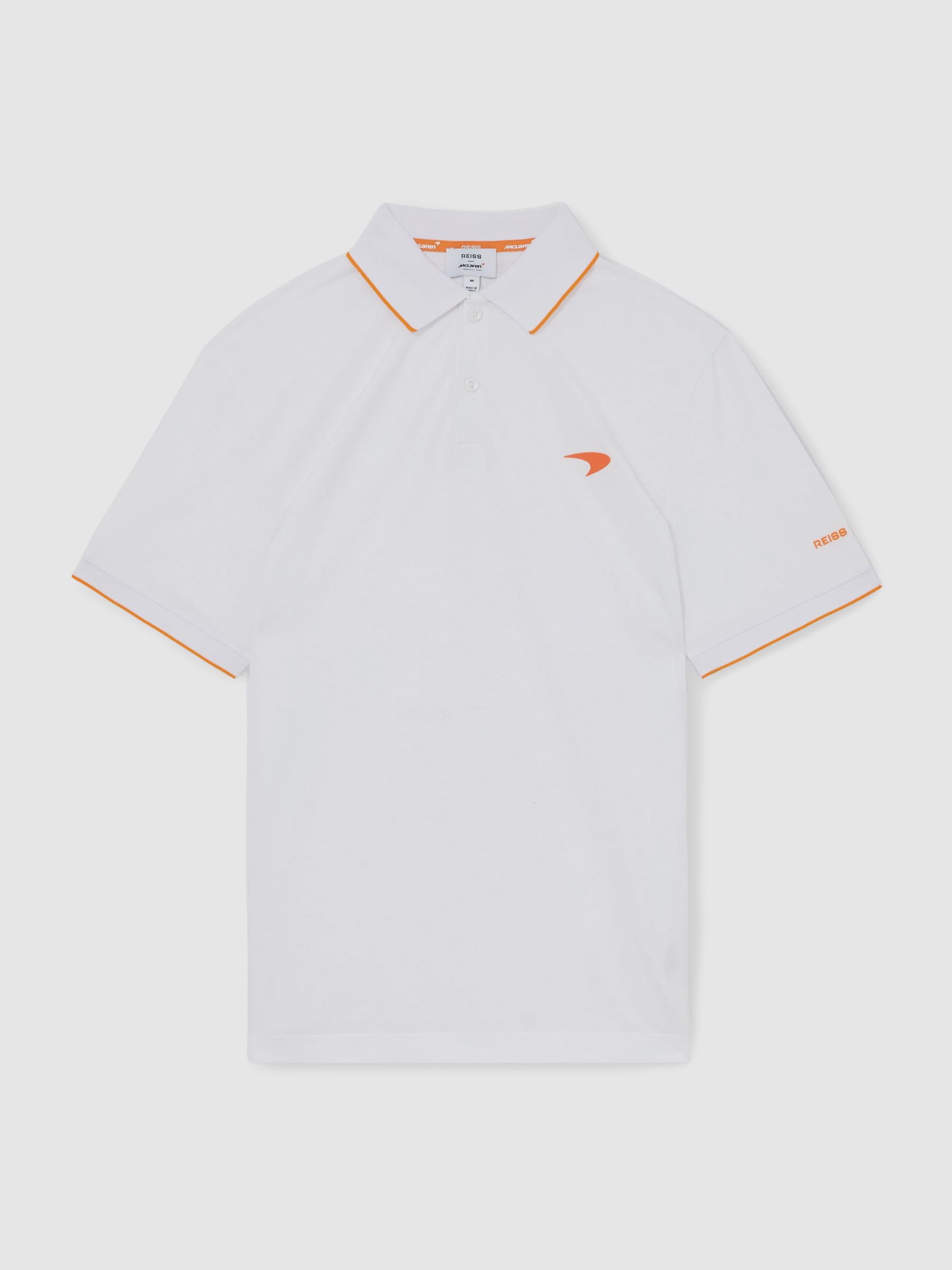 McLaren F1 Team Cotton Polo Shirt in White - Image 2 of 9