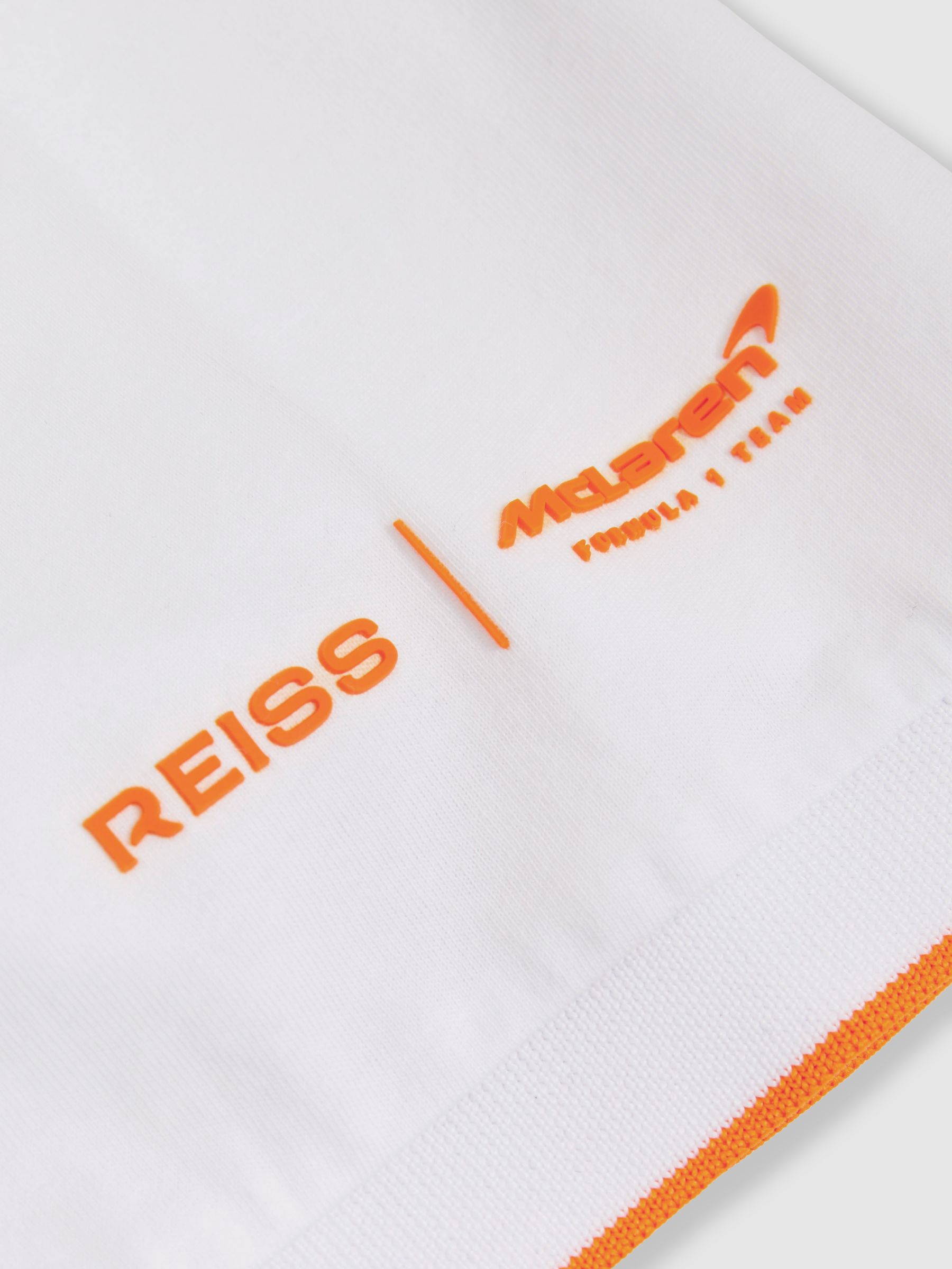 McLaren F1 Team Cotton Polo Shirt in White - Image 7 of 9