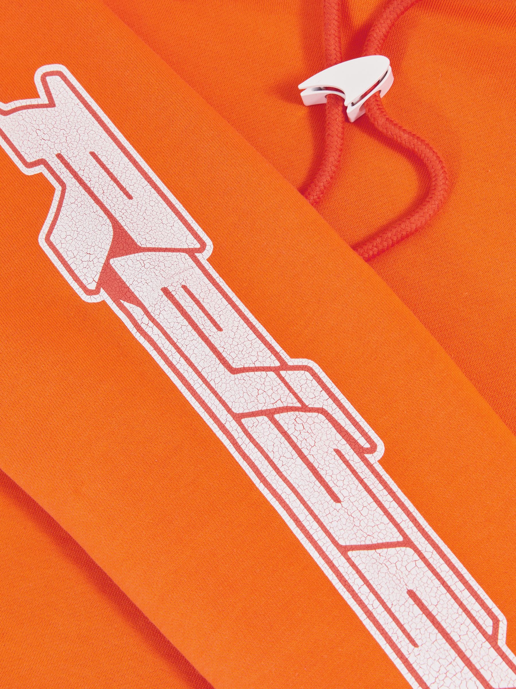 McLaren F1 Team Oversize Toggle Hoodie Unisex Fit in Papaya Orange - Image 5 of 7