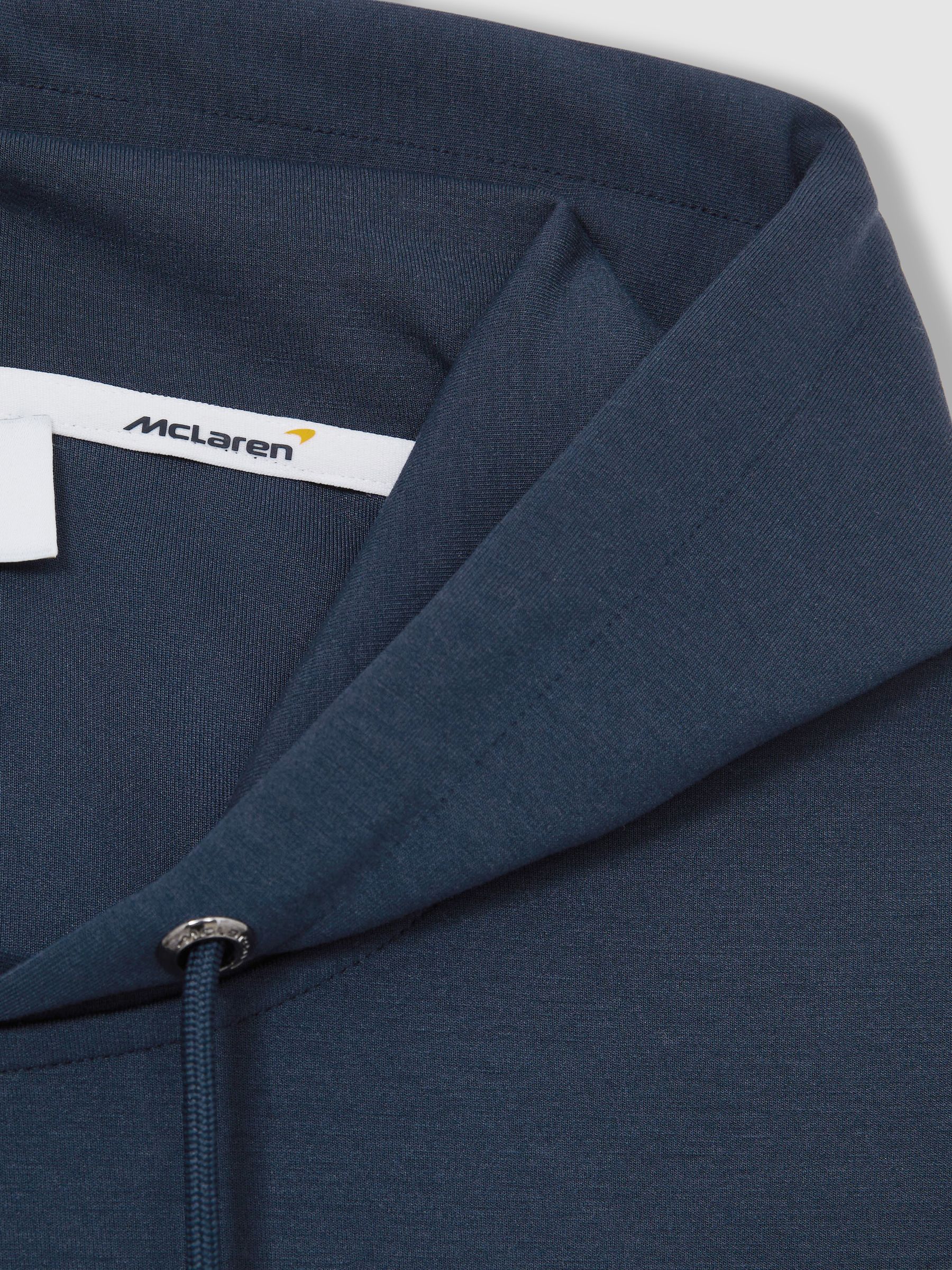 McLaren F1 Team Interlock Hoodie in Airforce Blue - Image 6 of 8