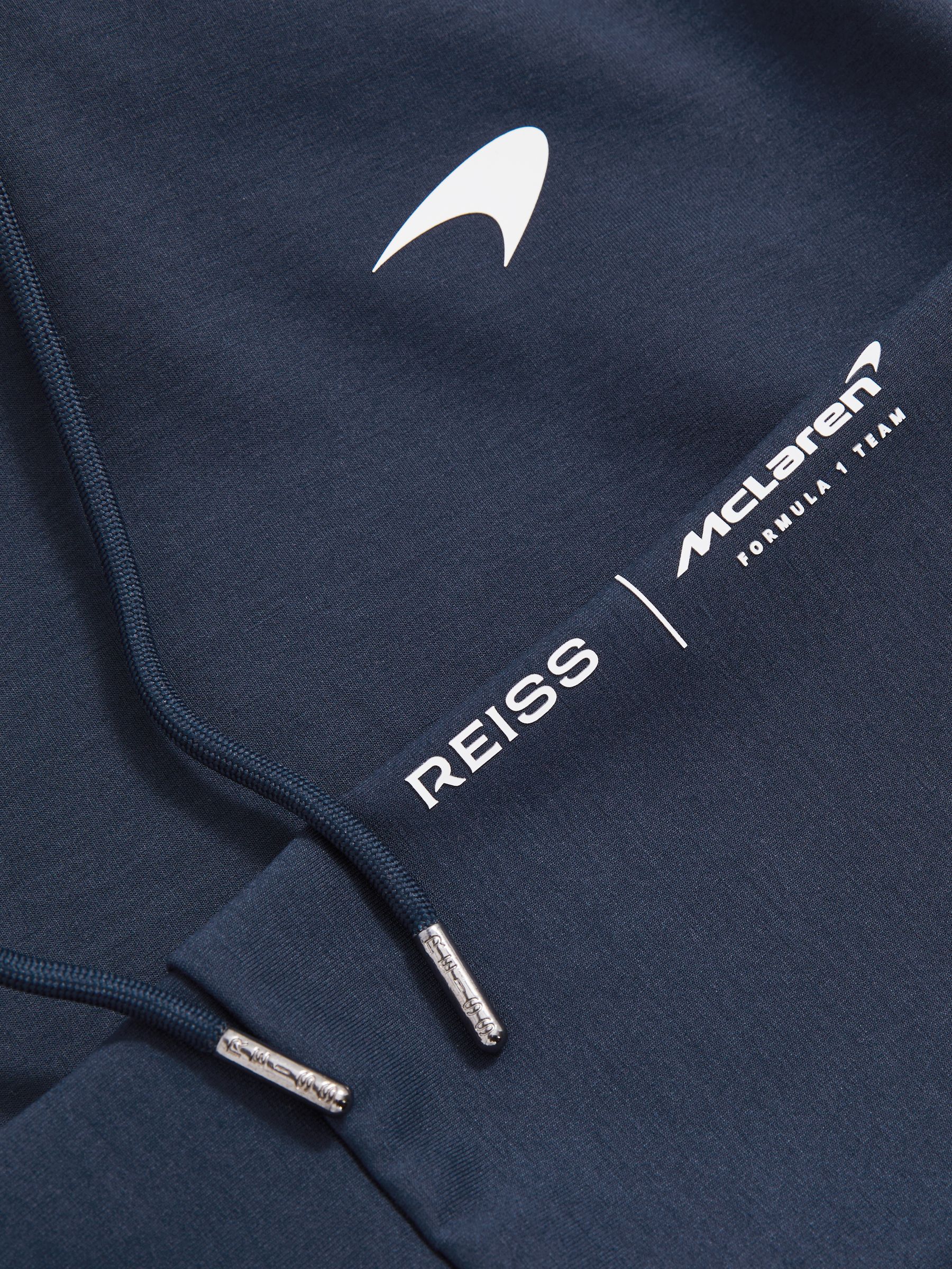 McLaren F1 Team Interlock Hoodie in Airforce Blue - Image 8 of 8