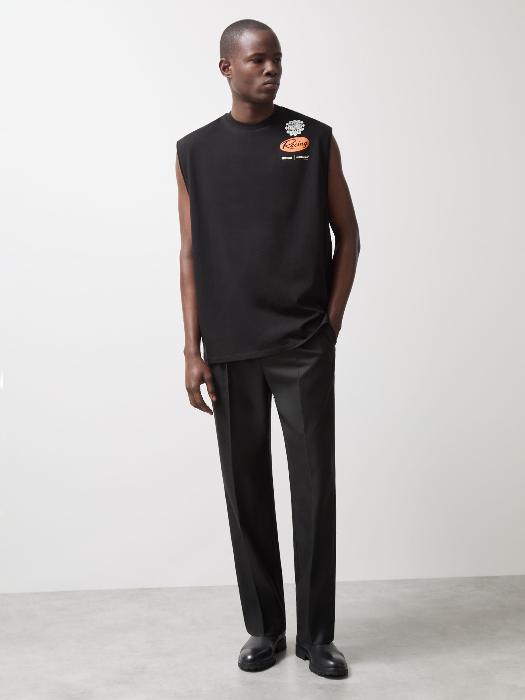 McLaren F1 Team Logo Vest in Black - Image 3 of 8