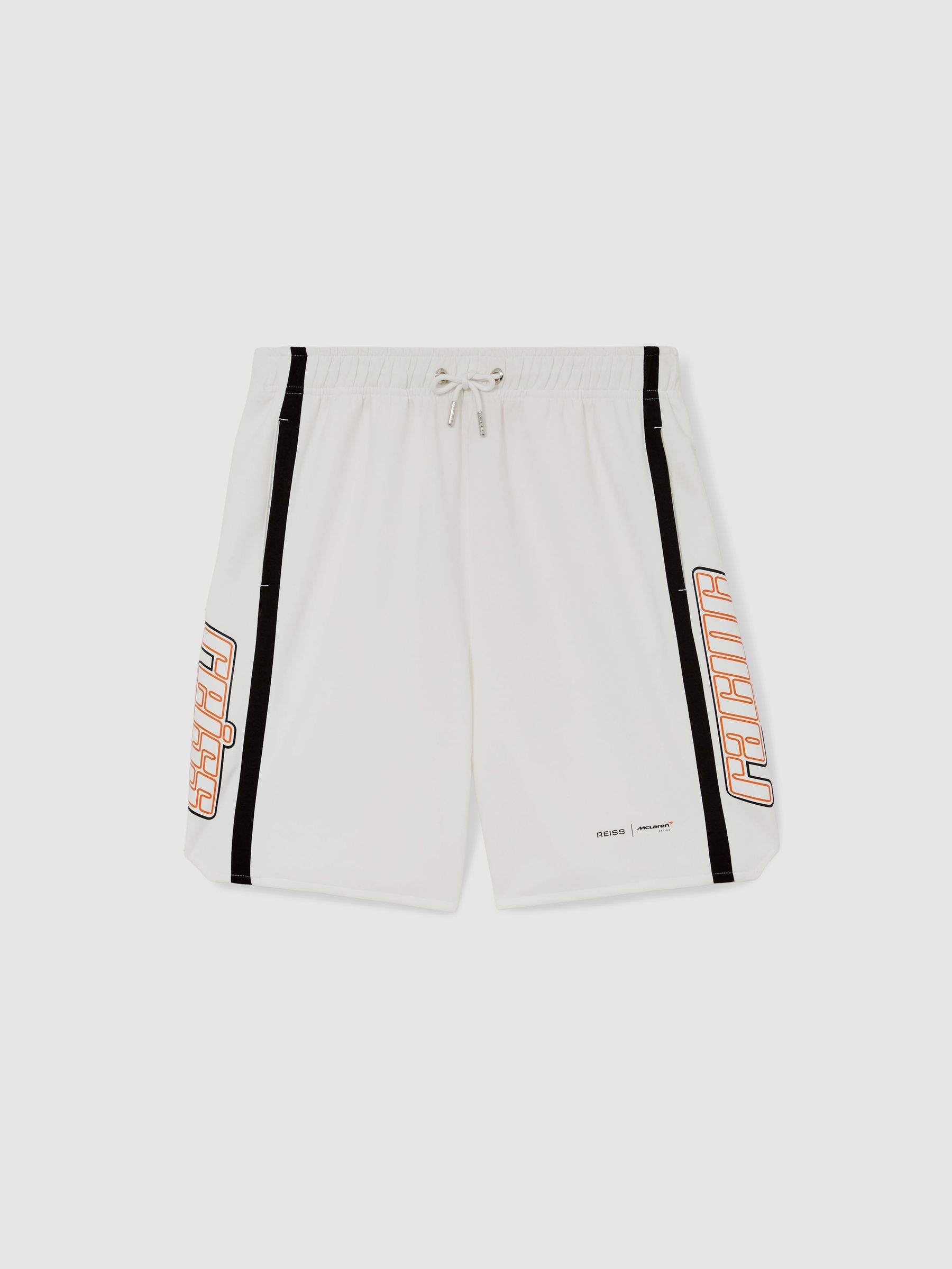 McLaren F1 Team Drawstring Shorts in White - Image 2 of 9
