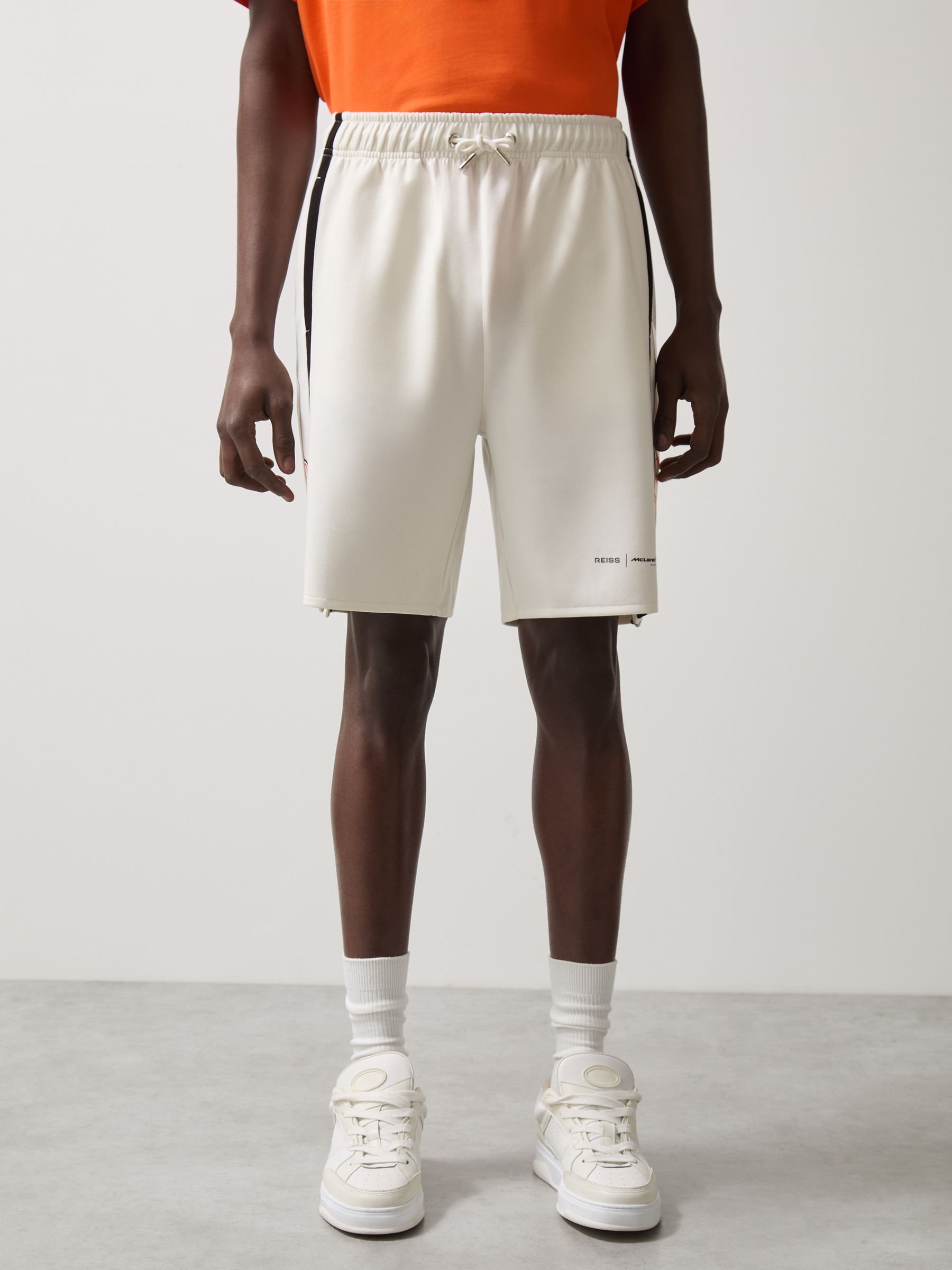 McLaren F1 Team Drawstring Shorts in White - Image 3 of 9