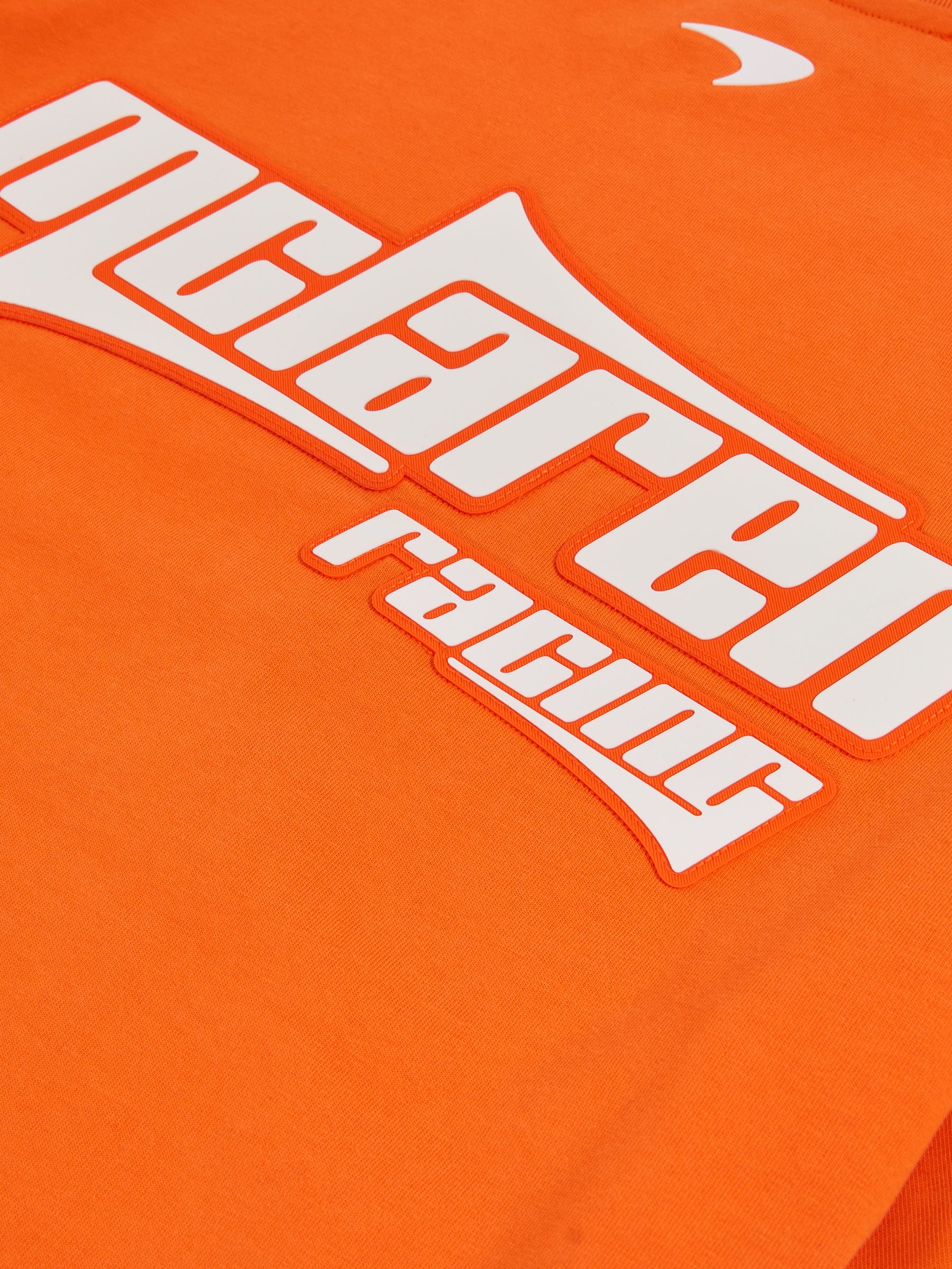McLaren F1 Team Oversize Logo T-Shirt Unisex Fit in Papaya Orange - Image 8 of 9