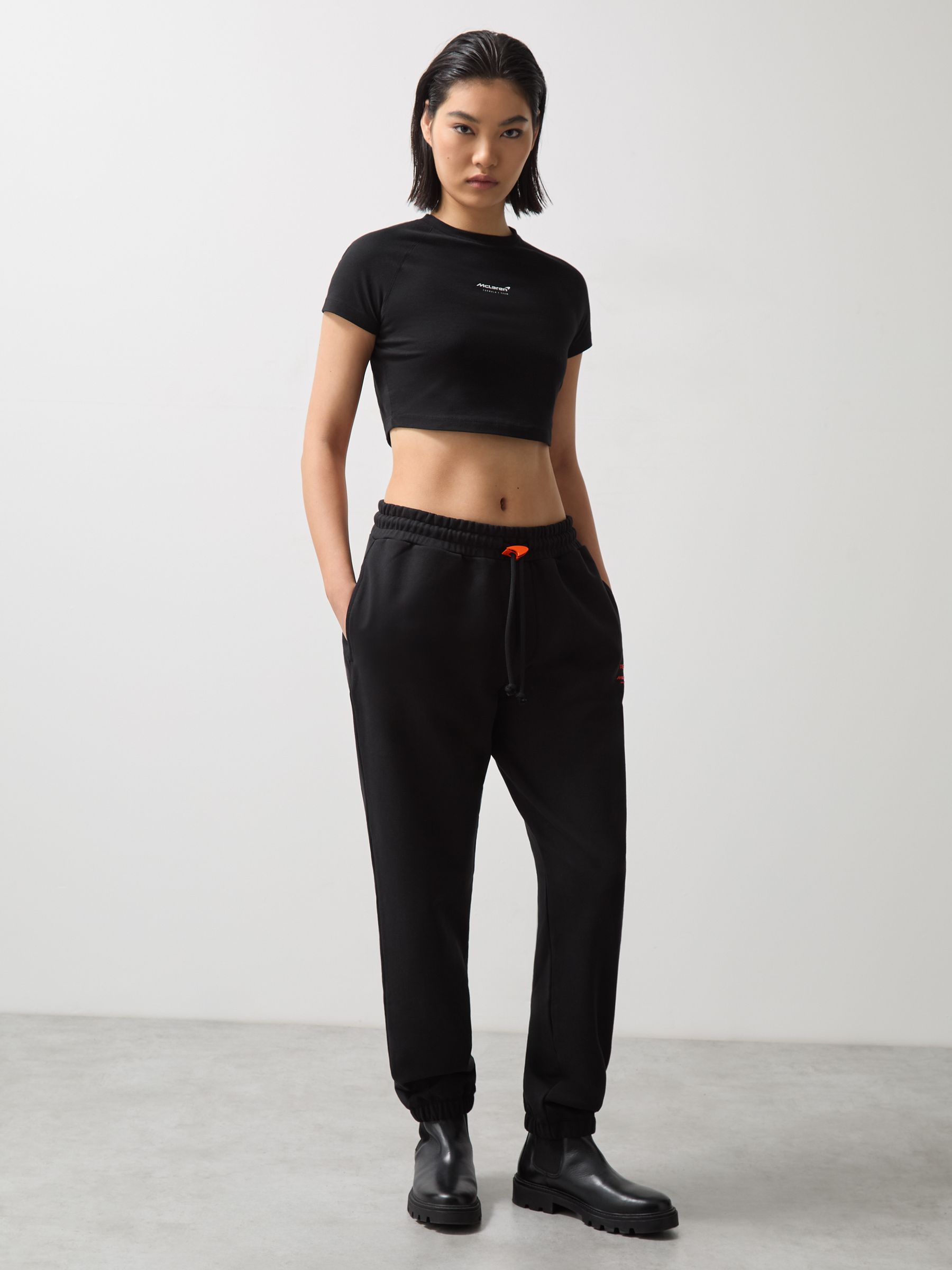 McLaren F1 Team Drawstring Joggers Unisex Fit in Black - Image 4 of 7