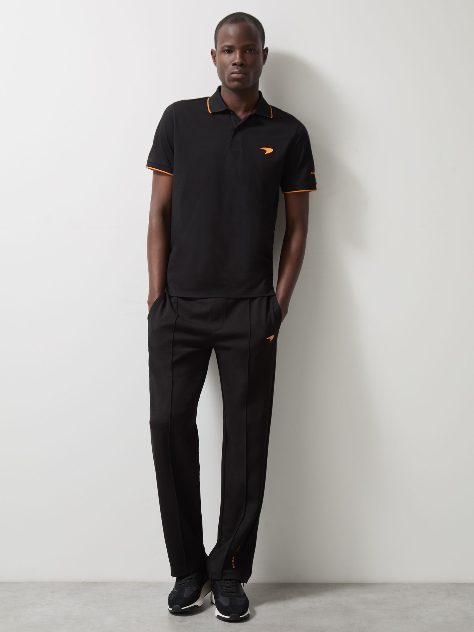 McLaren F1 Team Cotton Polo Shirt in Black - Image 6 of 9