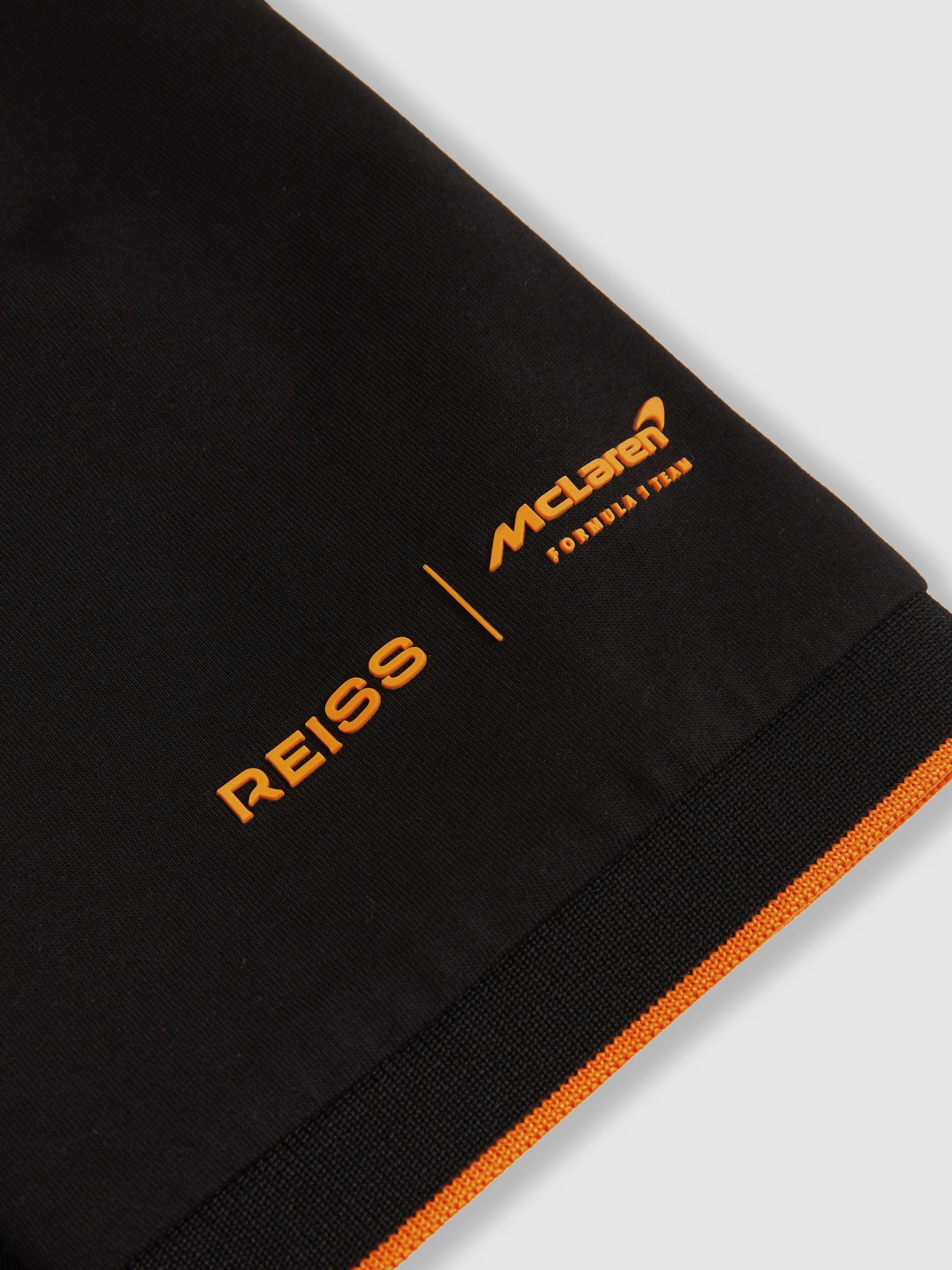 McLaren F1 Team Cotton Polo Shirt in Black - Image 9 of 9