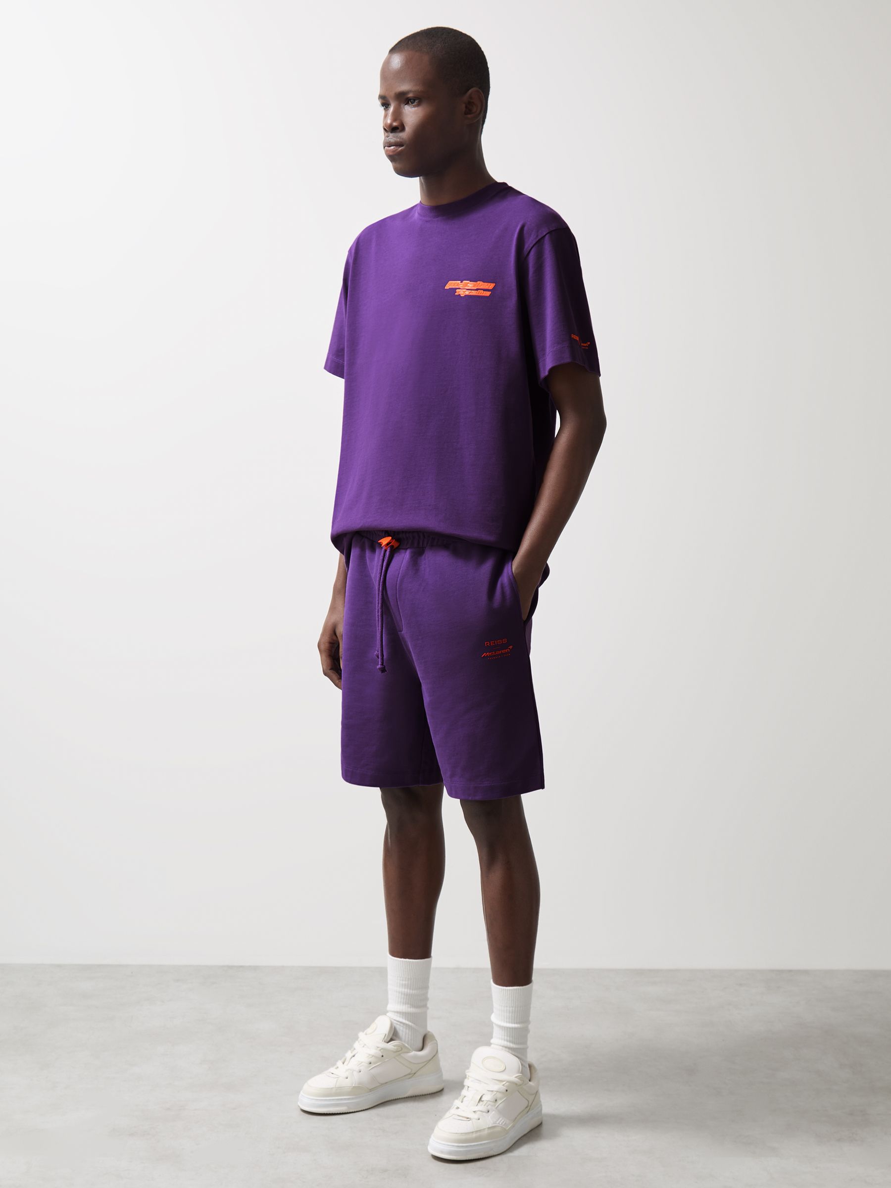 McLaren F1 Team Drawstring Shorts in Purple - Image 1 of 8