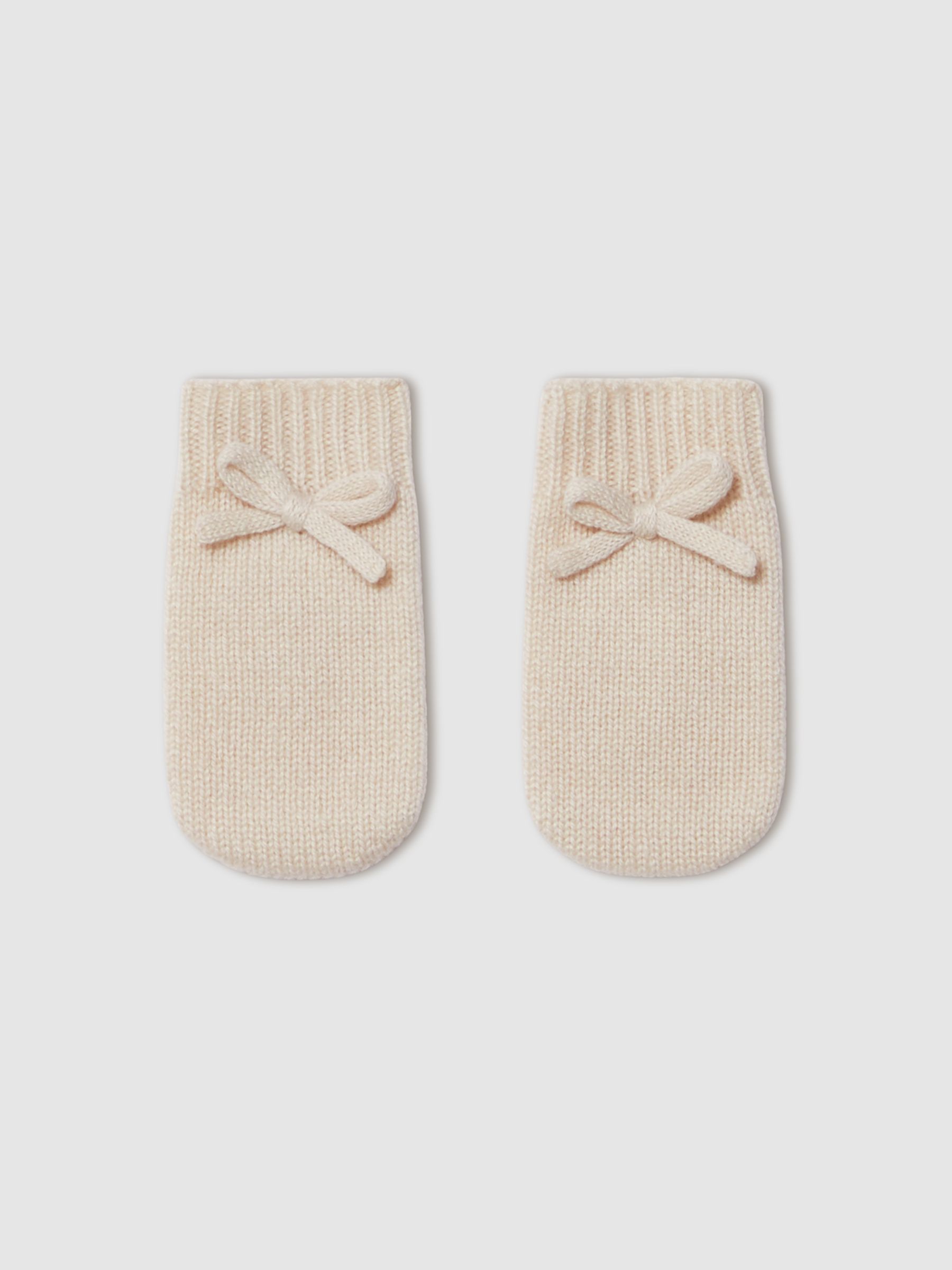 2 Pack Cashmere Boots And Mittens Set in Ivory - Image 4 of 5