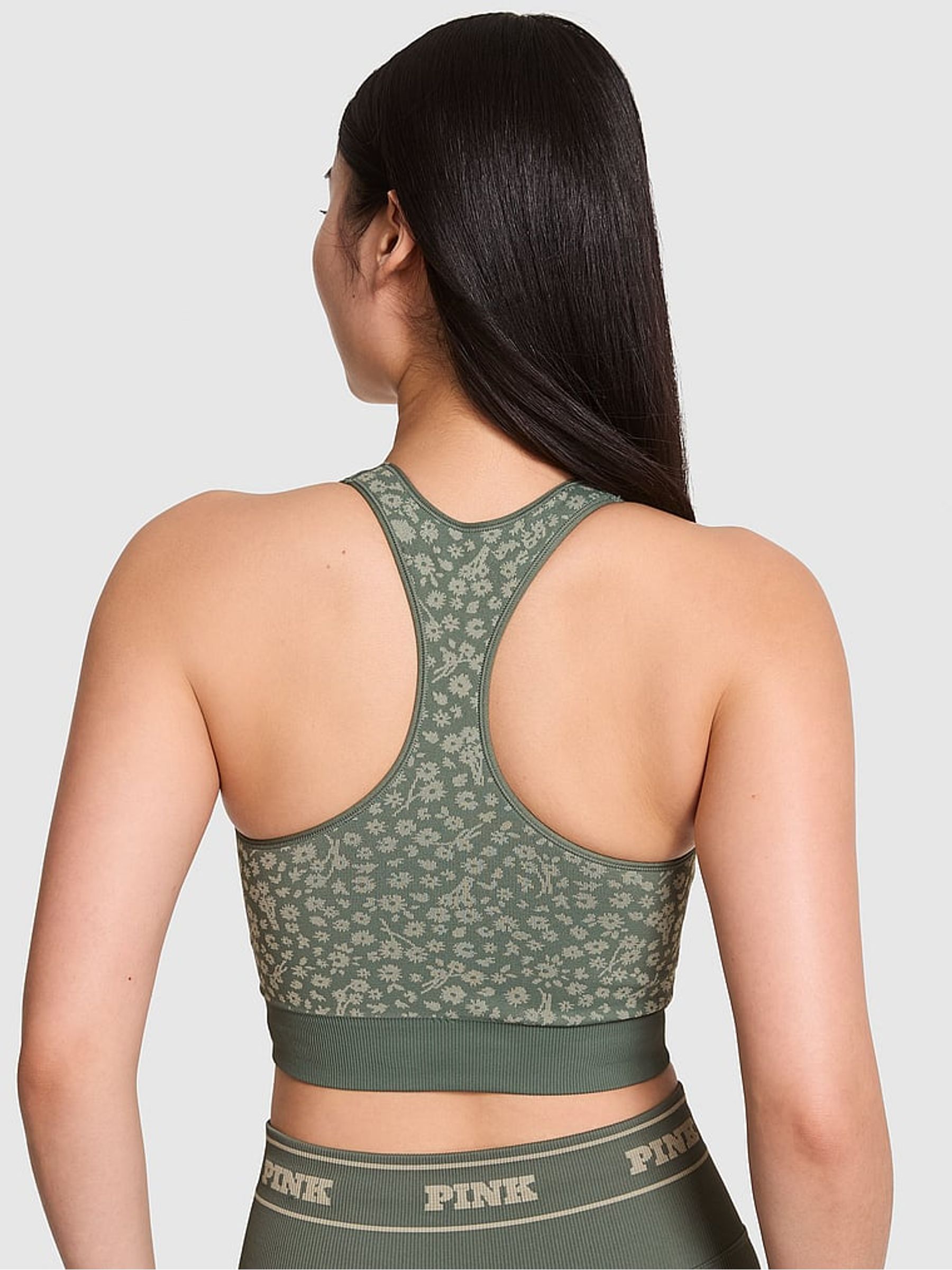 Faded Sage Green Reversible Sports Bra - Image 2 of 2