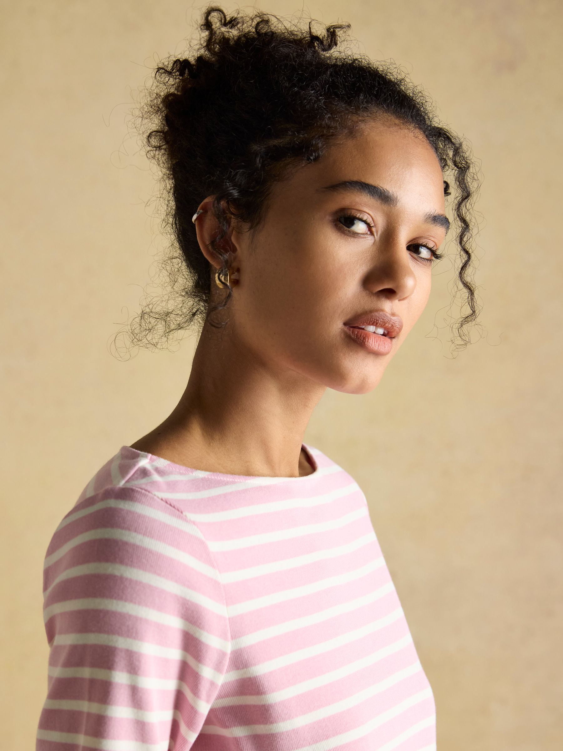 Harbour Multi 2 Pack Navy Stripe/ Pink Stripe Boat Neck Breton Tops - Image 7 of 7