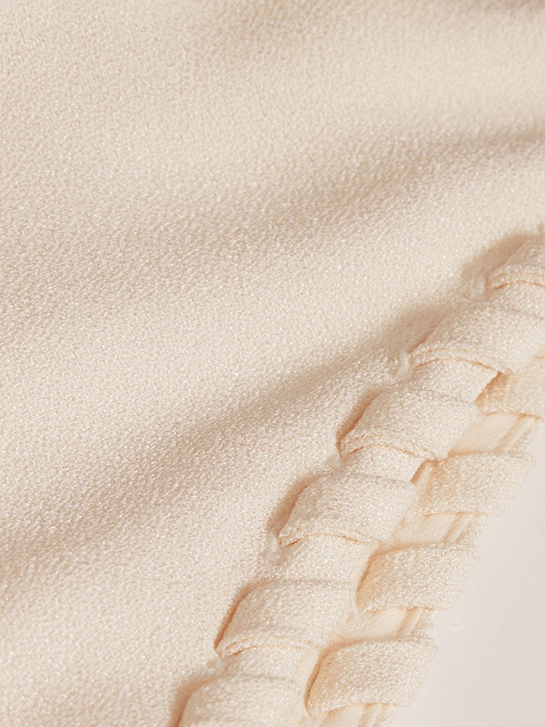 Atelier Satin-Crepe Cut-Out Maxi Dress in Cream - Image 6 of 6