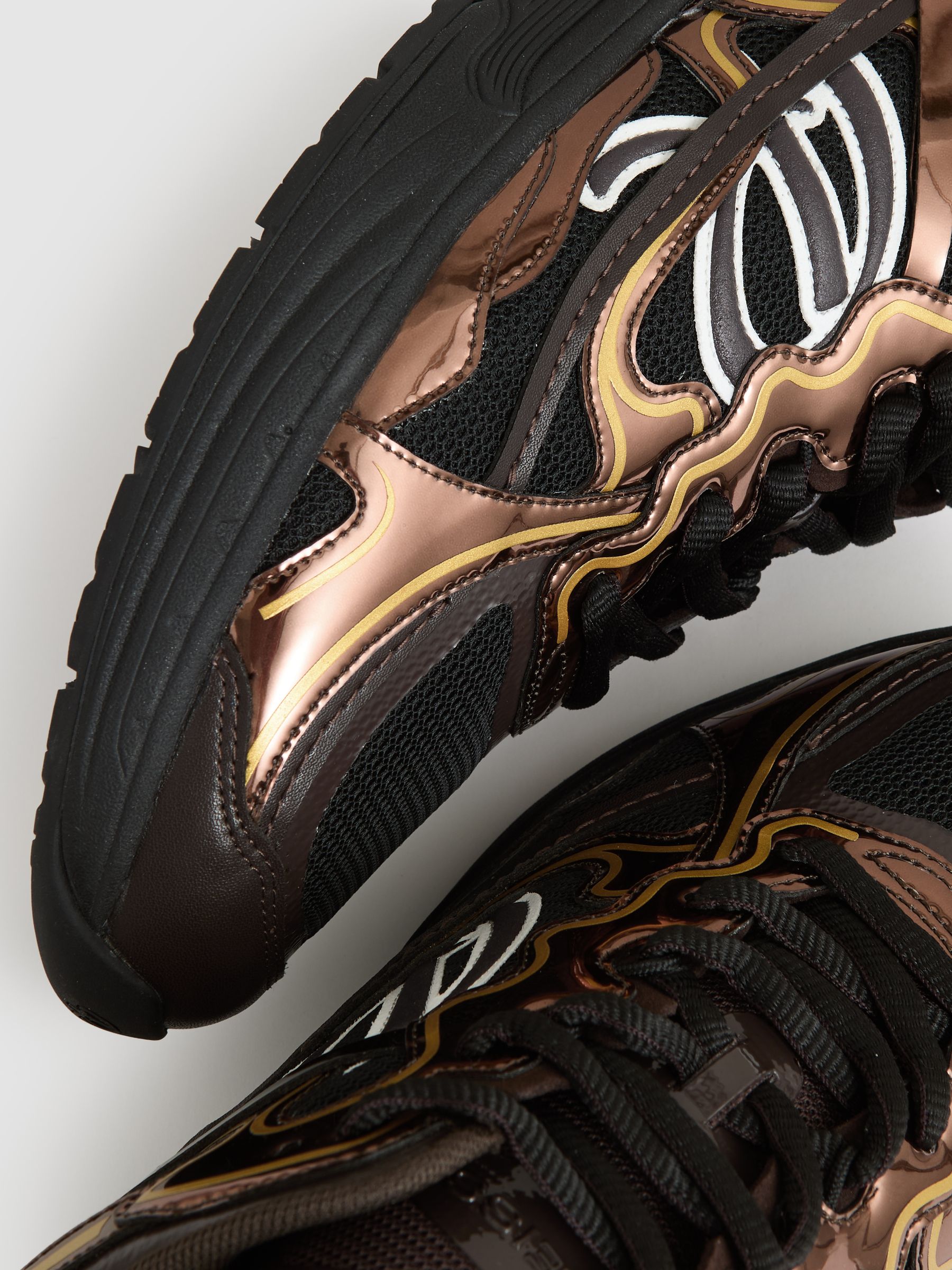 Overlay Logo Running Trainers in Electric Brown - Image 5 of 5