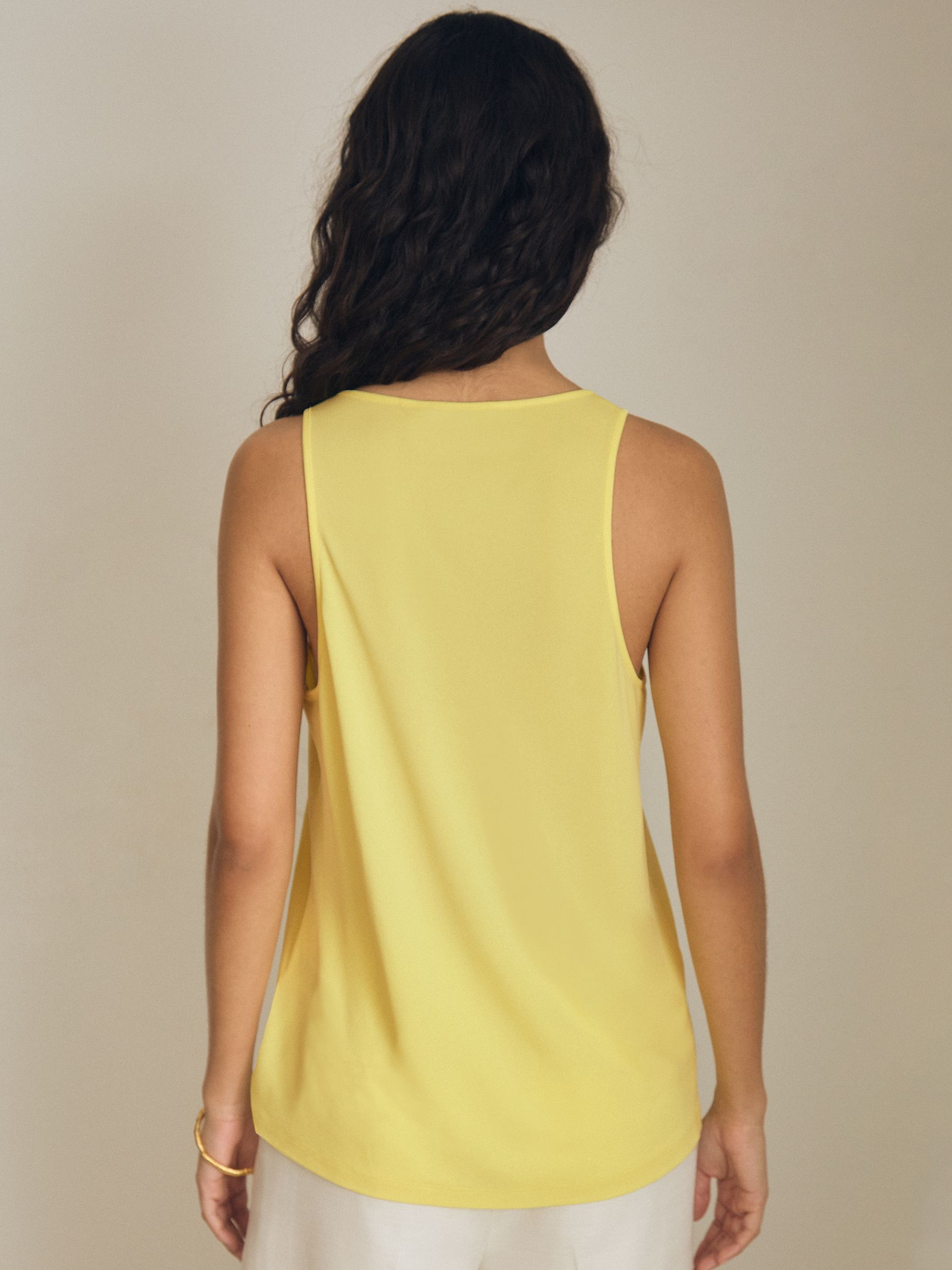 Atelier Scoop Neck Vest in Lemon - image 4