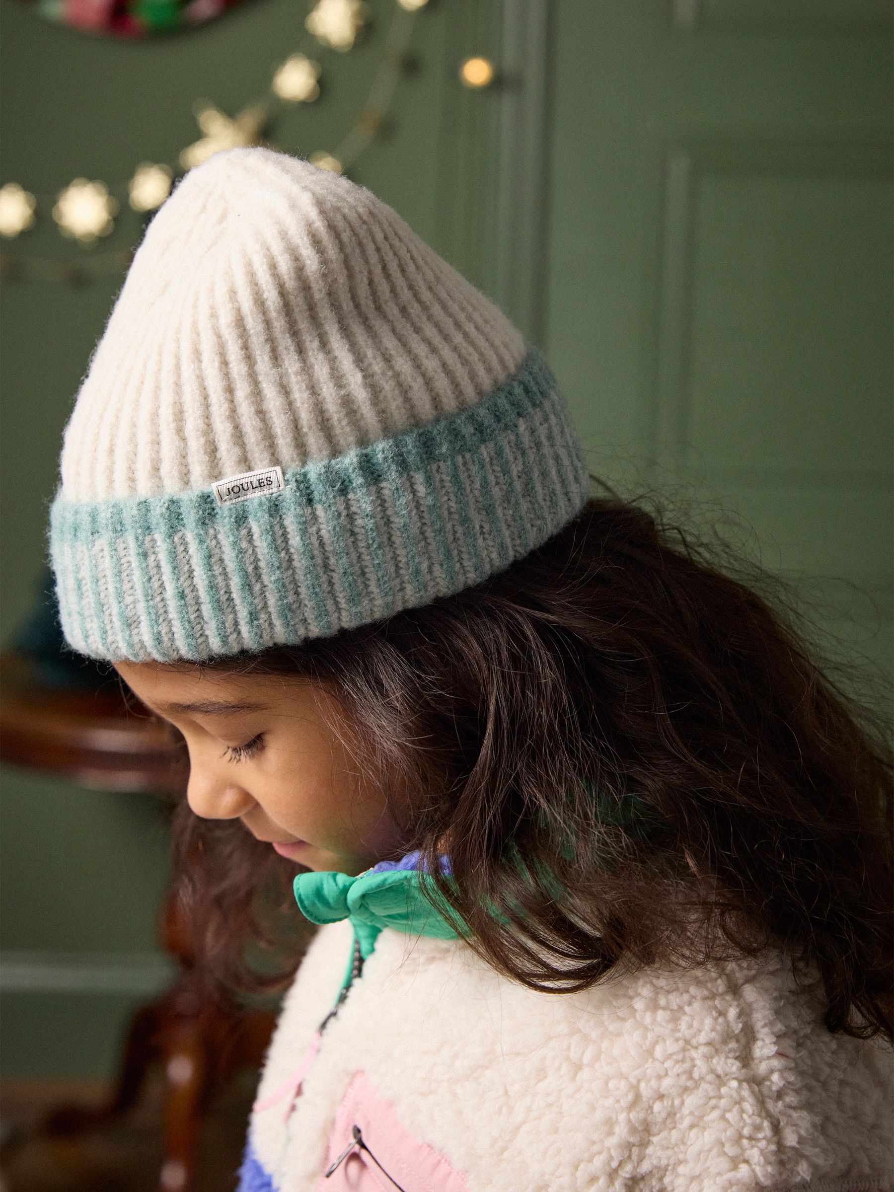 Kids Wanderer Cream Beanie Hat - Image 1 of 6