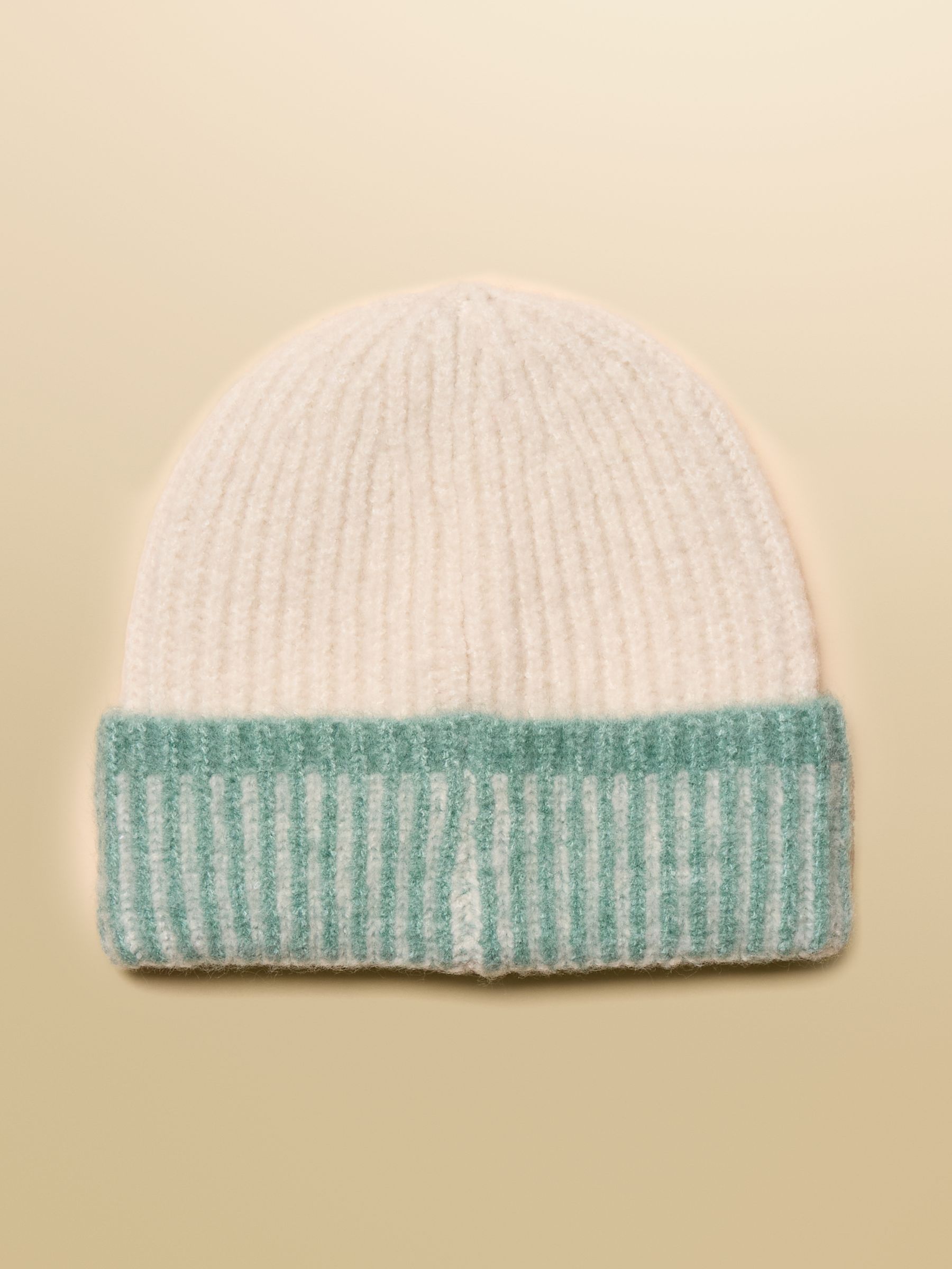 Kids Wanderer Cream Beanie Hat - Image 4 of 6
