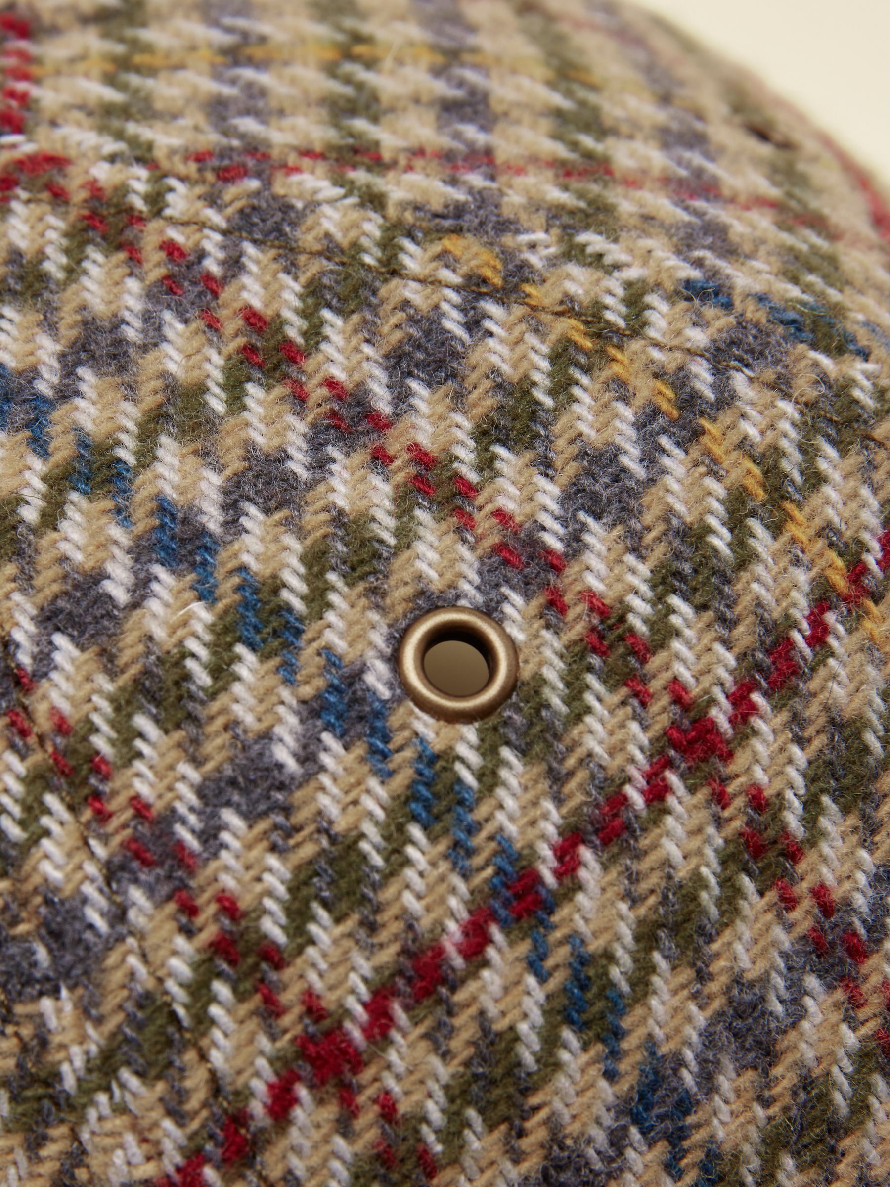 Unisex Perry Multi Tweed Baseball Cap - Image 4 of 5