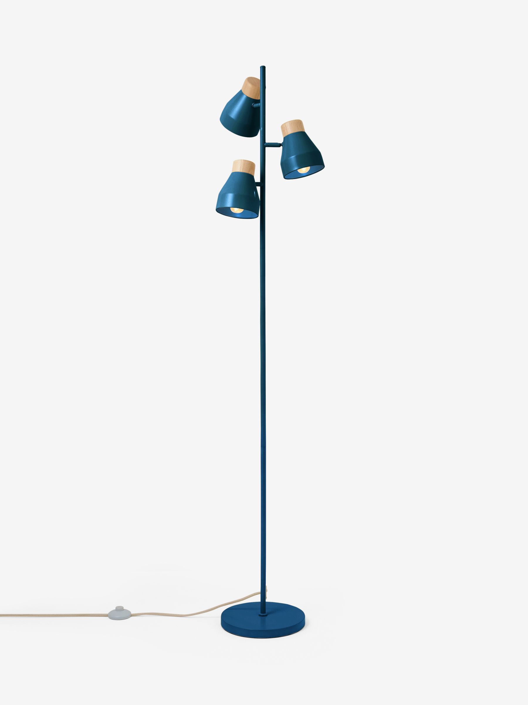 Albert Floor Lamp in Navy - Image 3 of 3