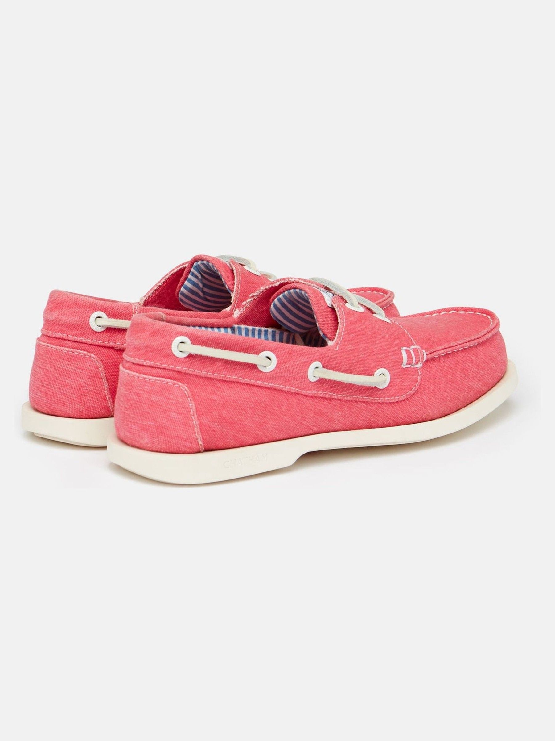 Jetty Bright Pink Deck Shoes - Image 3 of 5