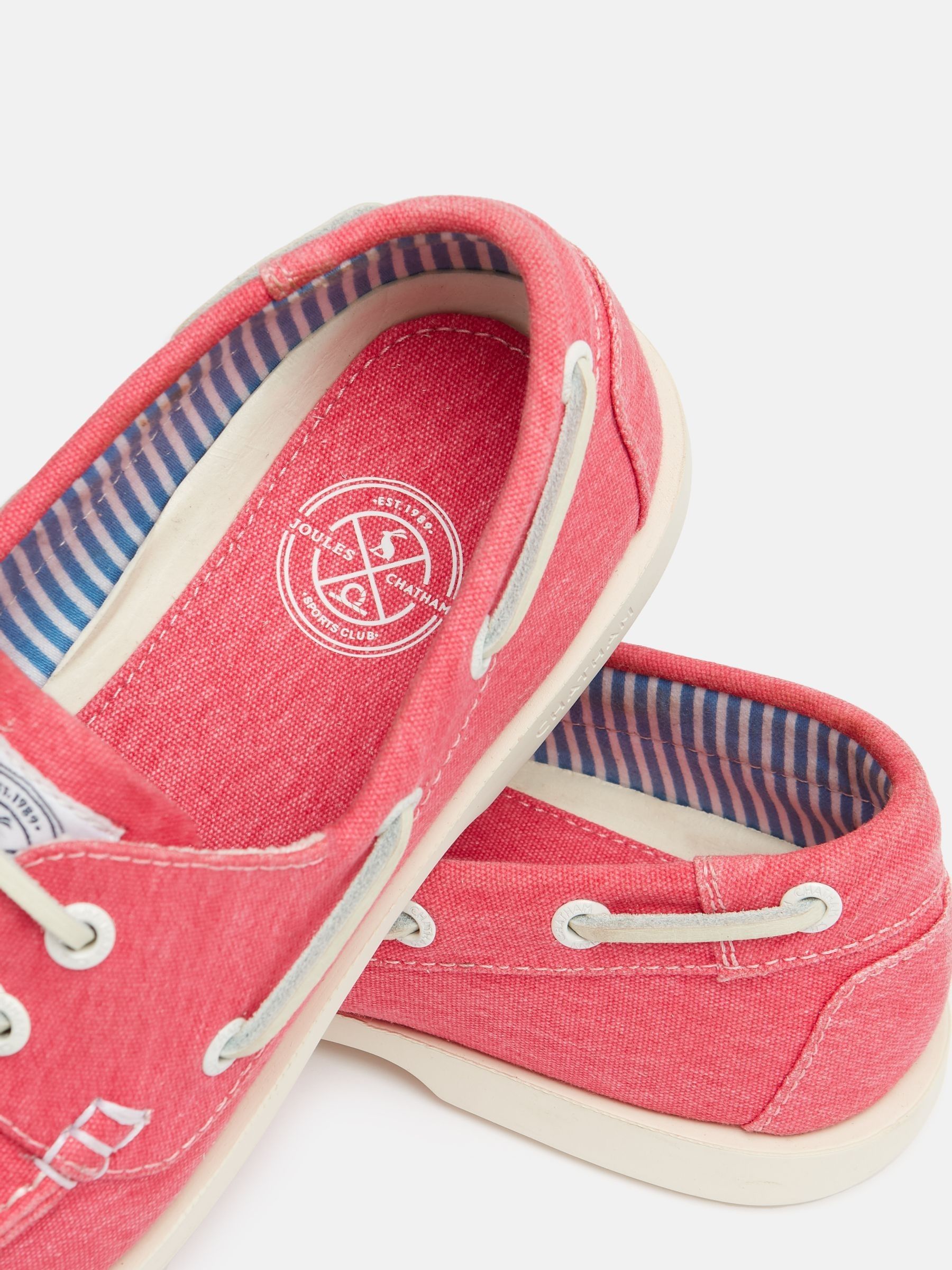 Jetty Bright Pink Deck Shoes - Image 5 of 5