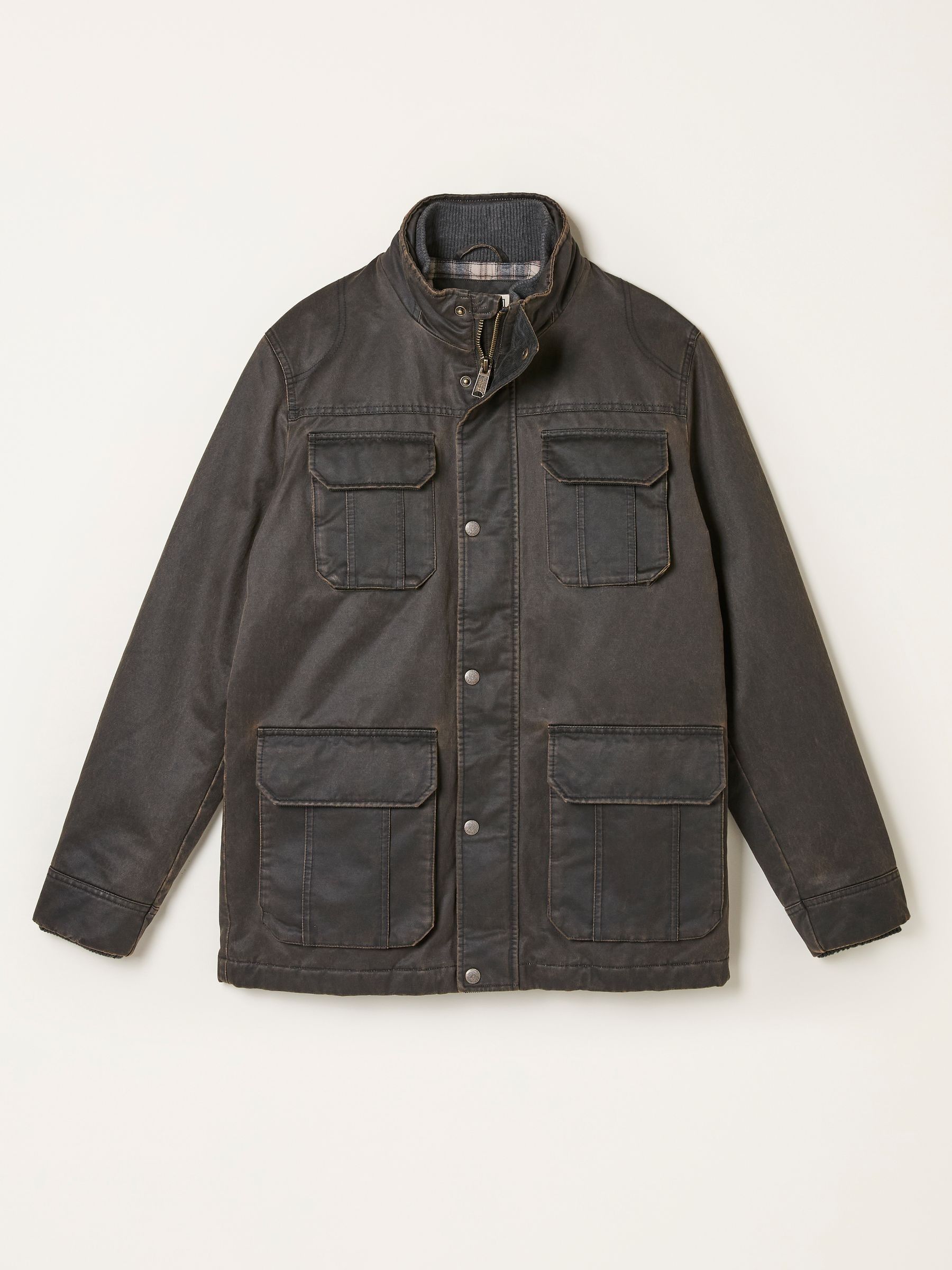 Broadsands Brown Flap Pocket Jacket | FatFace USA