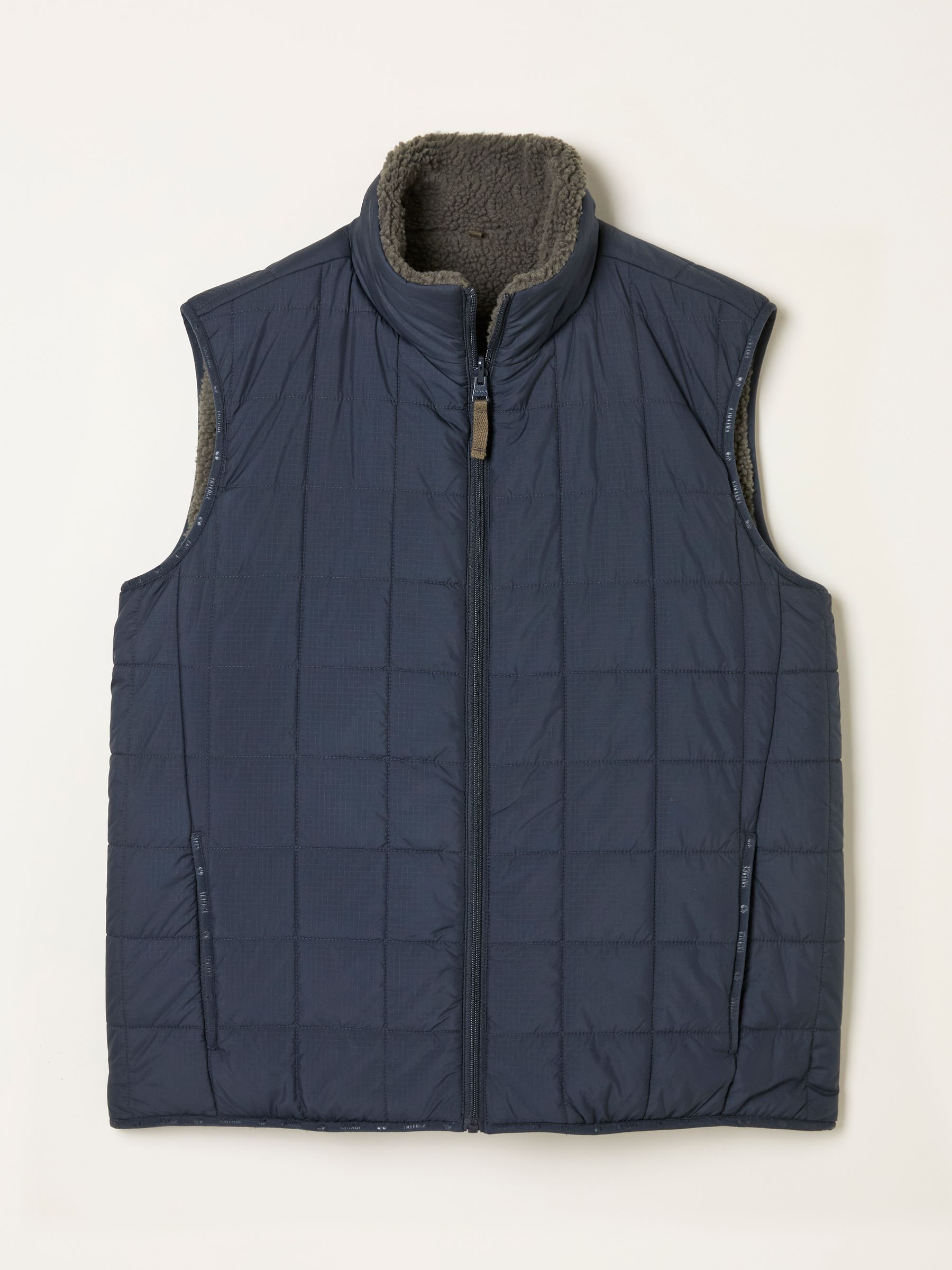 Tromso Navy 2 in 1 Reversible Gilet - Image 1 of 2