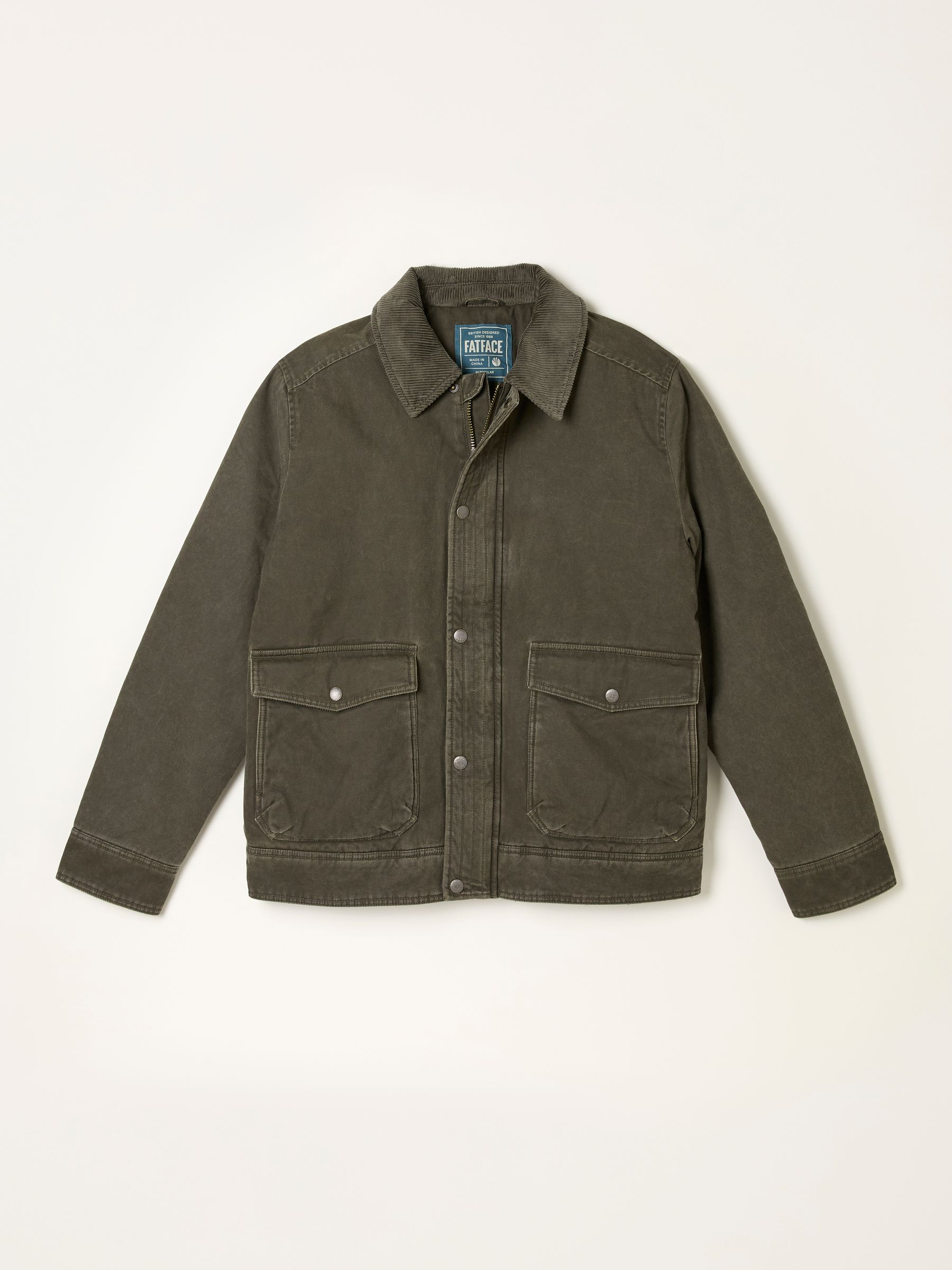 Warton Khaki Green Two Pocket Jacket - Image 5 of 5