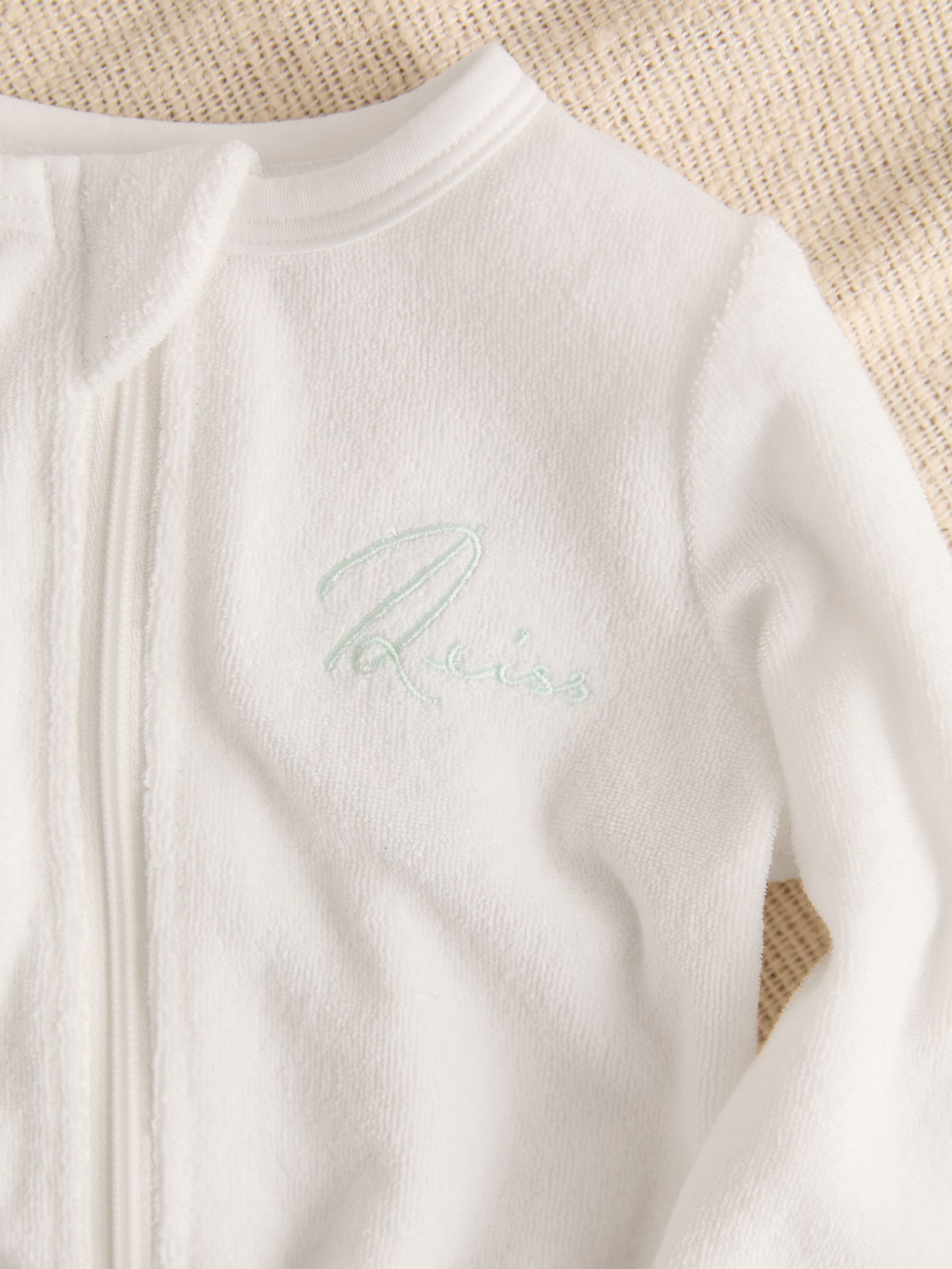 Sleepsuit And Hooded Towel Set in Ivory - Image 4 of 5