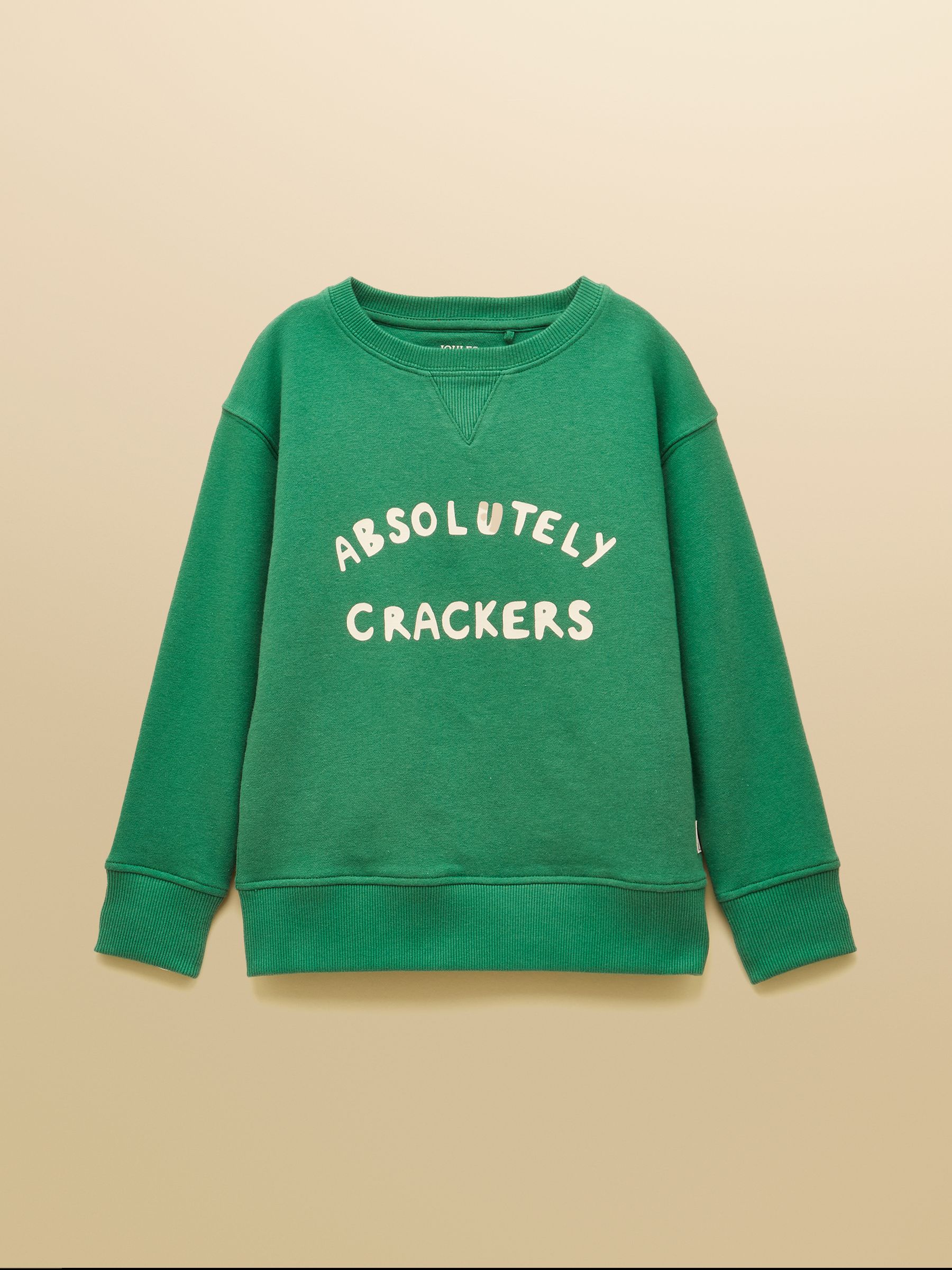 Kids' Sundaze Green Slogan Crew Neck Sweatshirt - Image 4 of 7